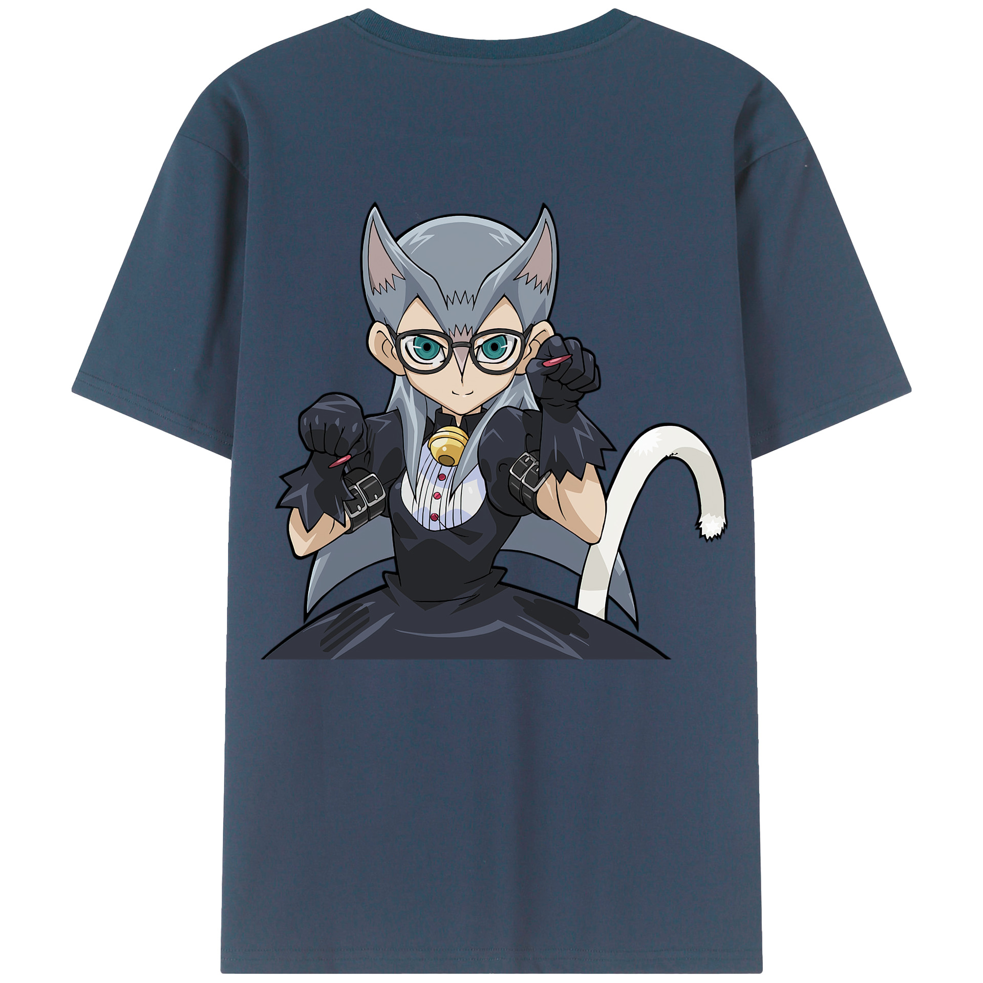 （画像用） 遊☆戯☆王 Yu-Gi-Oh! 綿100％ メンズ半袖Tシャツ（バックプリント） 通気性