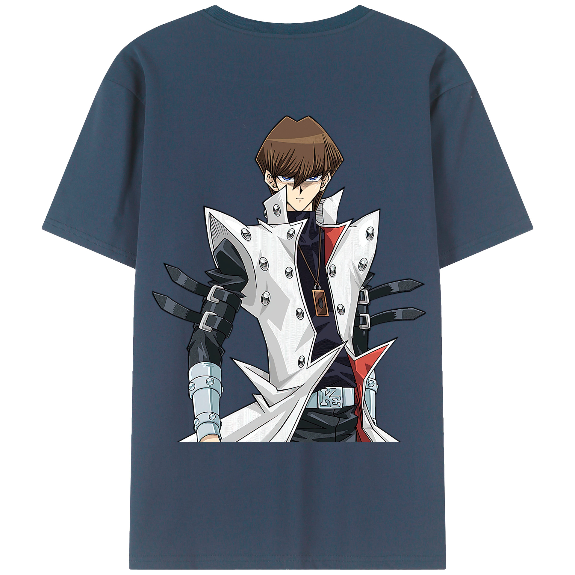 （画像用） 遊☆戯☆王 Yu-Gi-Oh! 綿100％ メンズ半袖Tシャツ（バックプリント） 通気性