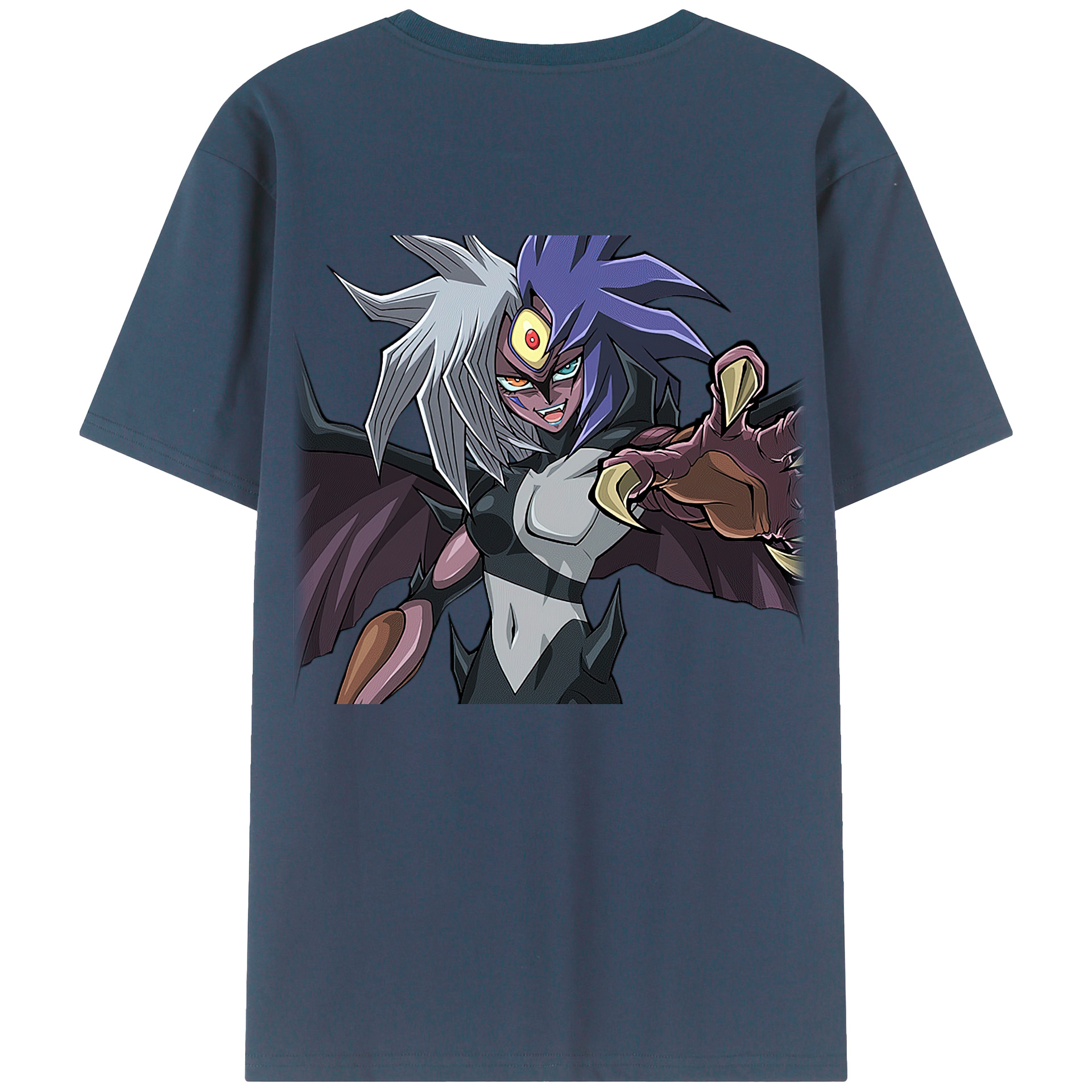 （画像用） 遊☆戯☆王 Yu-Gi-Oh! 綿100％ メンズ半袖Tシャツ（バックプリント） 通気性