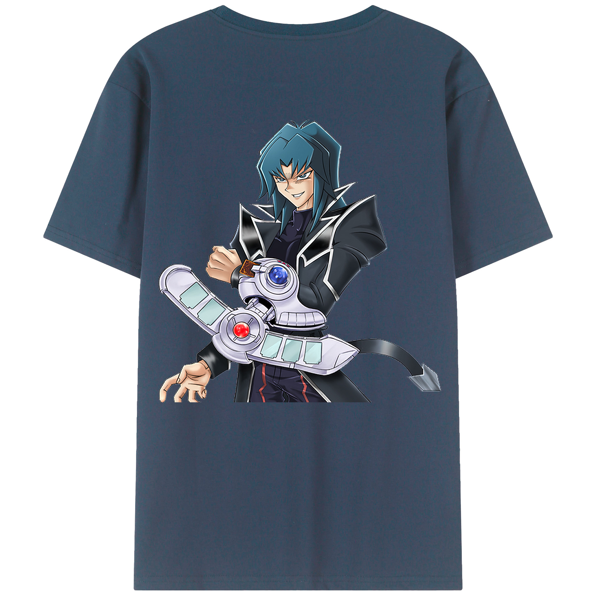 （画像用） 遊☆戯☆王 Yu-Gi-Oh! 綿100％ メンズ半袖Tシャツ（バックプリント） 通気性