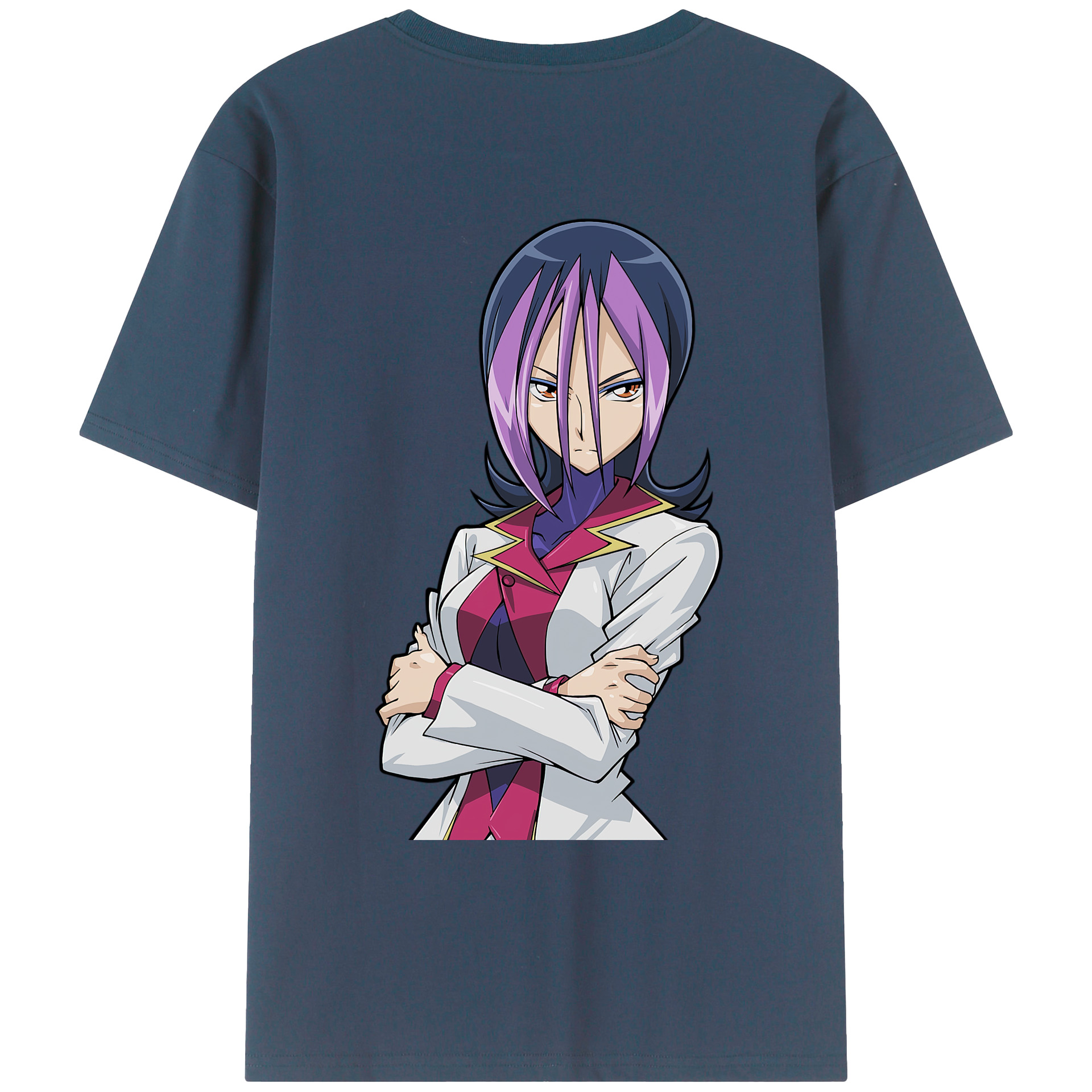 （画像用） 遊☆戯☆王 Yu-Gi-Oh! 綿100％ メンズ半袖Tシャツ（バックプリント） 通気性