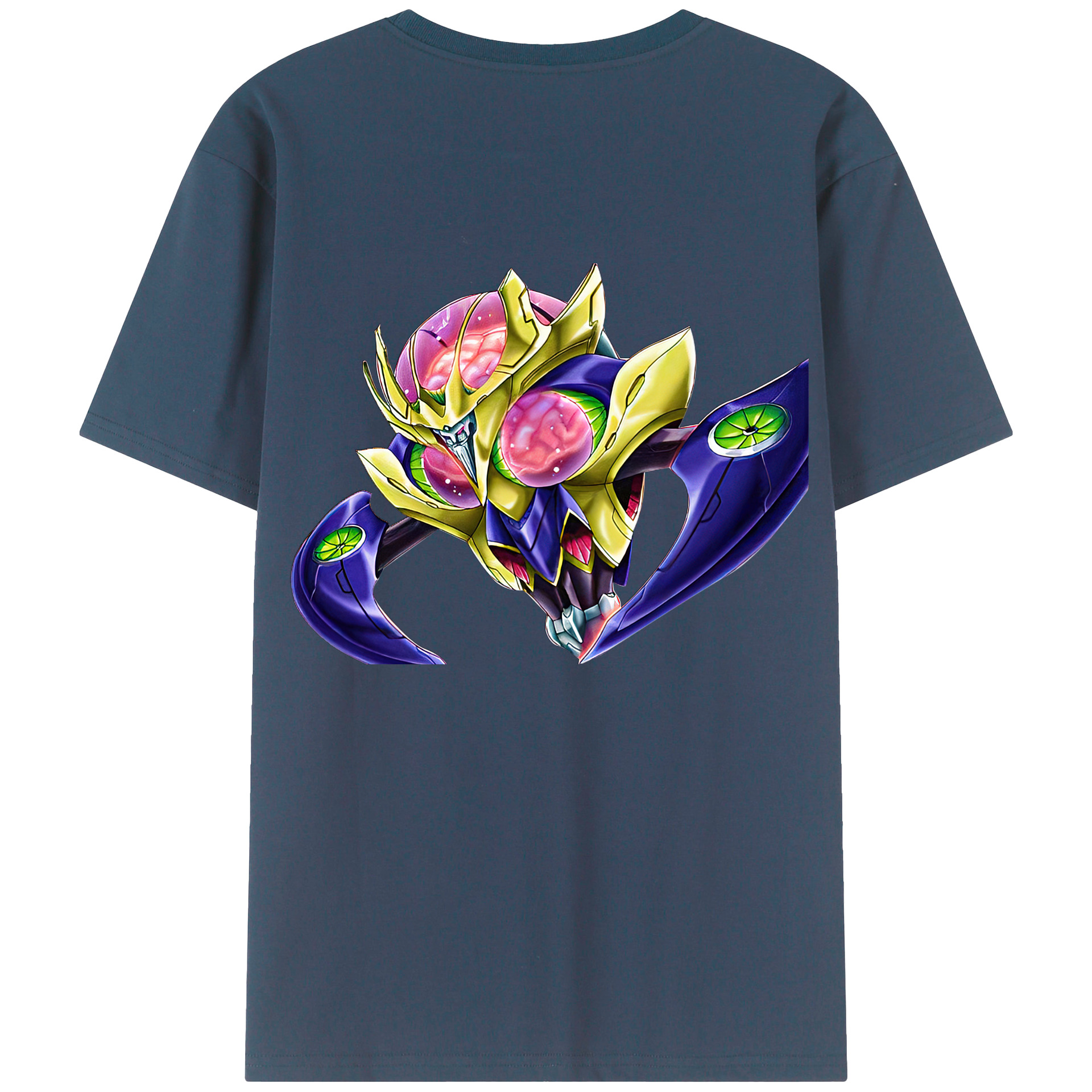 （画像用） 遊☆戯☆王 Yu-Gi-Oh! 綿100％ メンズ半袖Tシャツ（バックプリント） 通気性