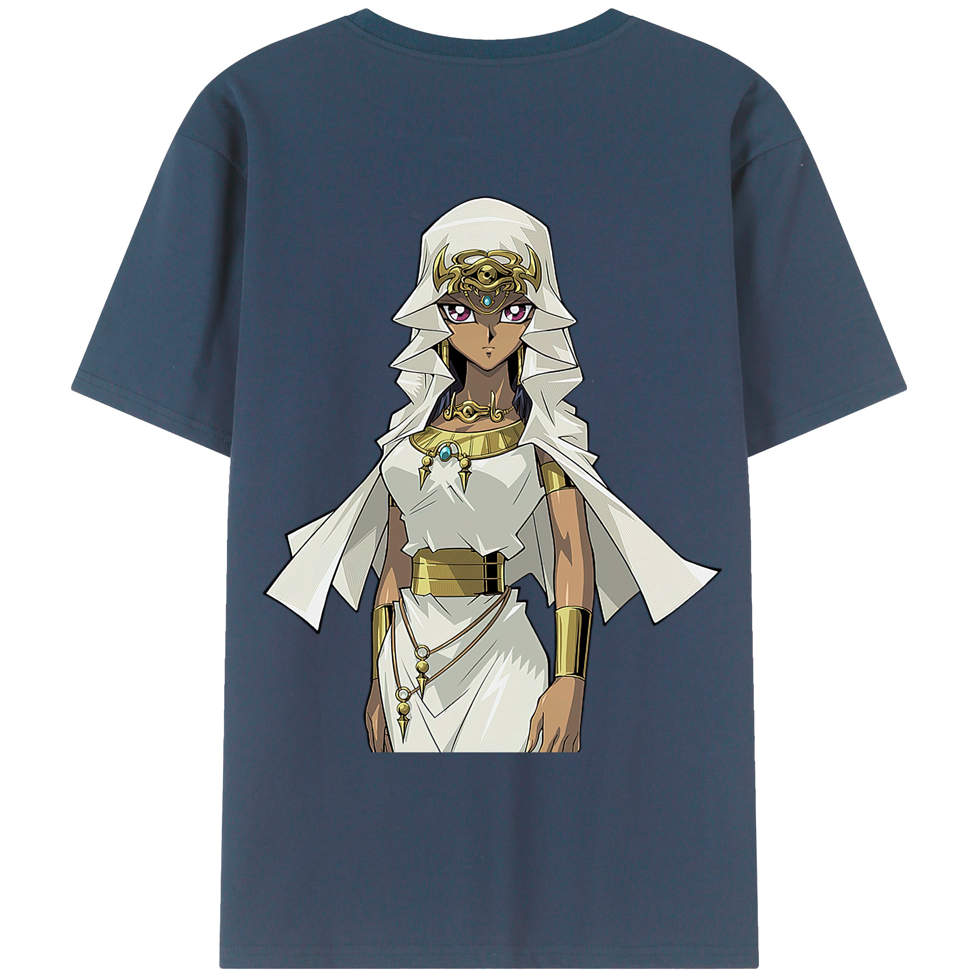 （画像用） 遊☆戯☆王 Yu-Gi-Oh! 綿100％ メンズ半袖Tシャツ（バックプリント） 通気性