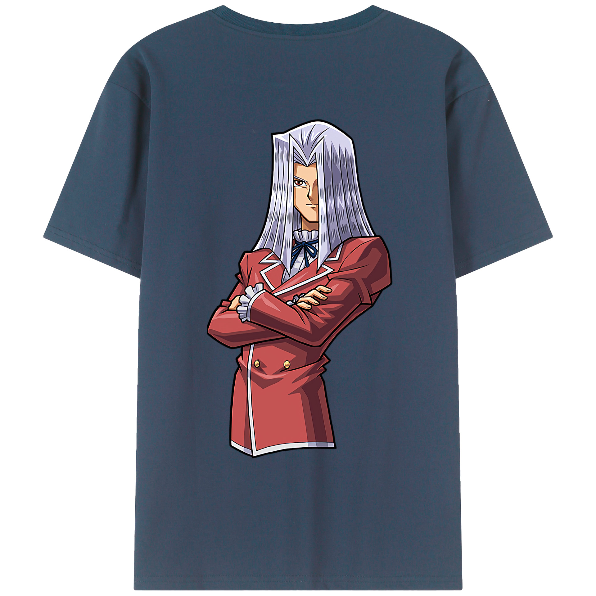 （画像用） 遊☆戯☆王 Yu-Gi-Oh! 綿100％ メンズ半袖Tシャツ（バックプリント） 通気性