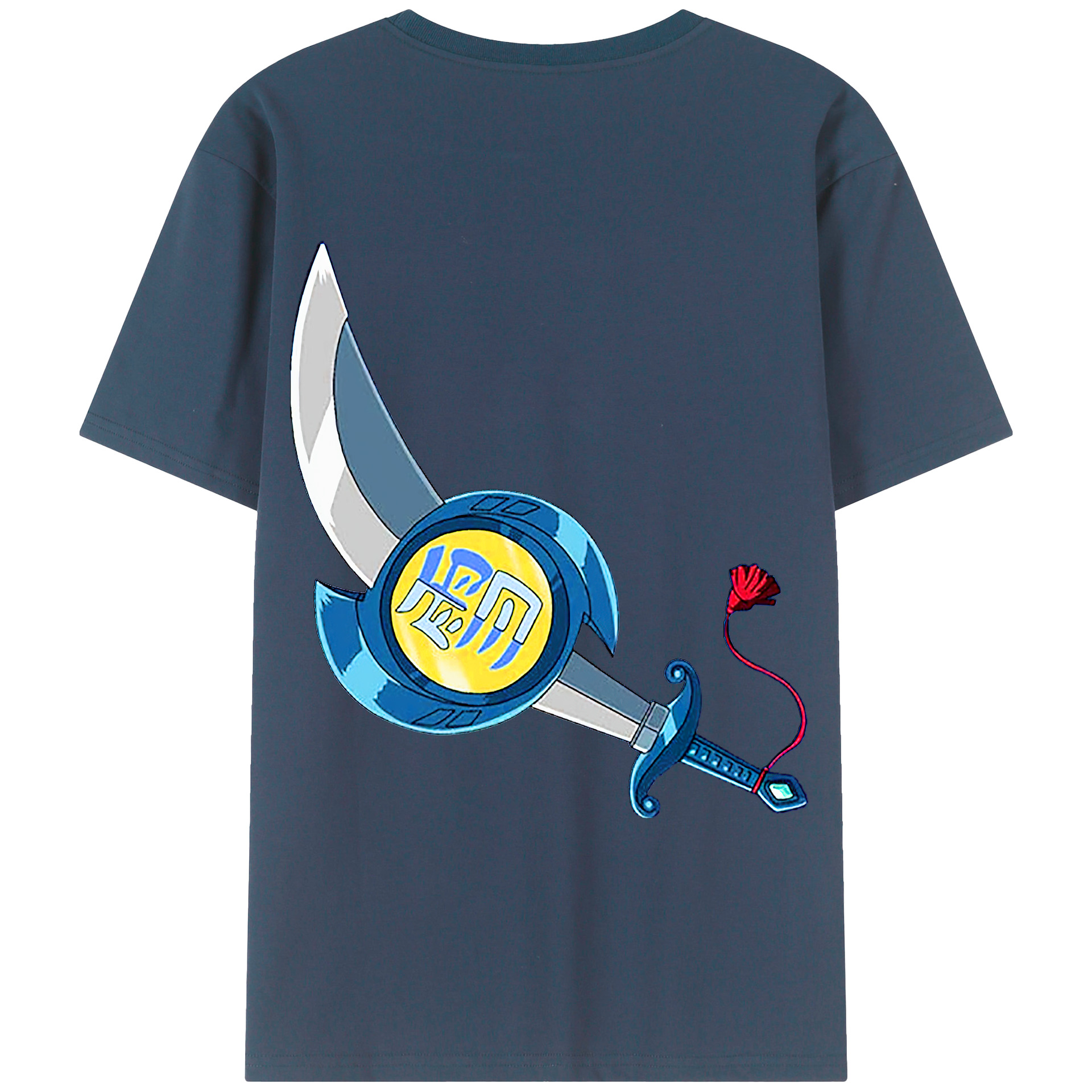 （画像用） 遊☆戯☆王 Yu-Gi-Oh! 綿100％ メンズ半袖Tシャツ（バックプリント） 通気性