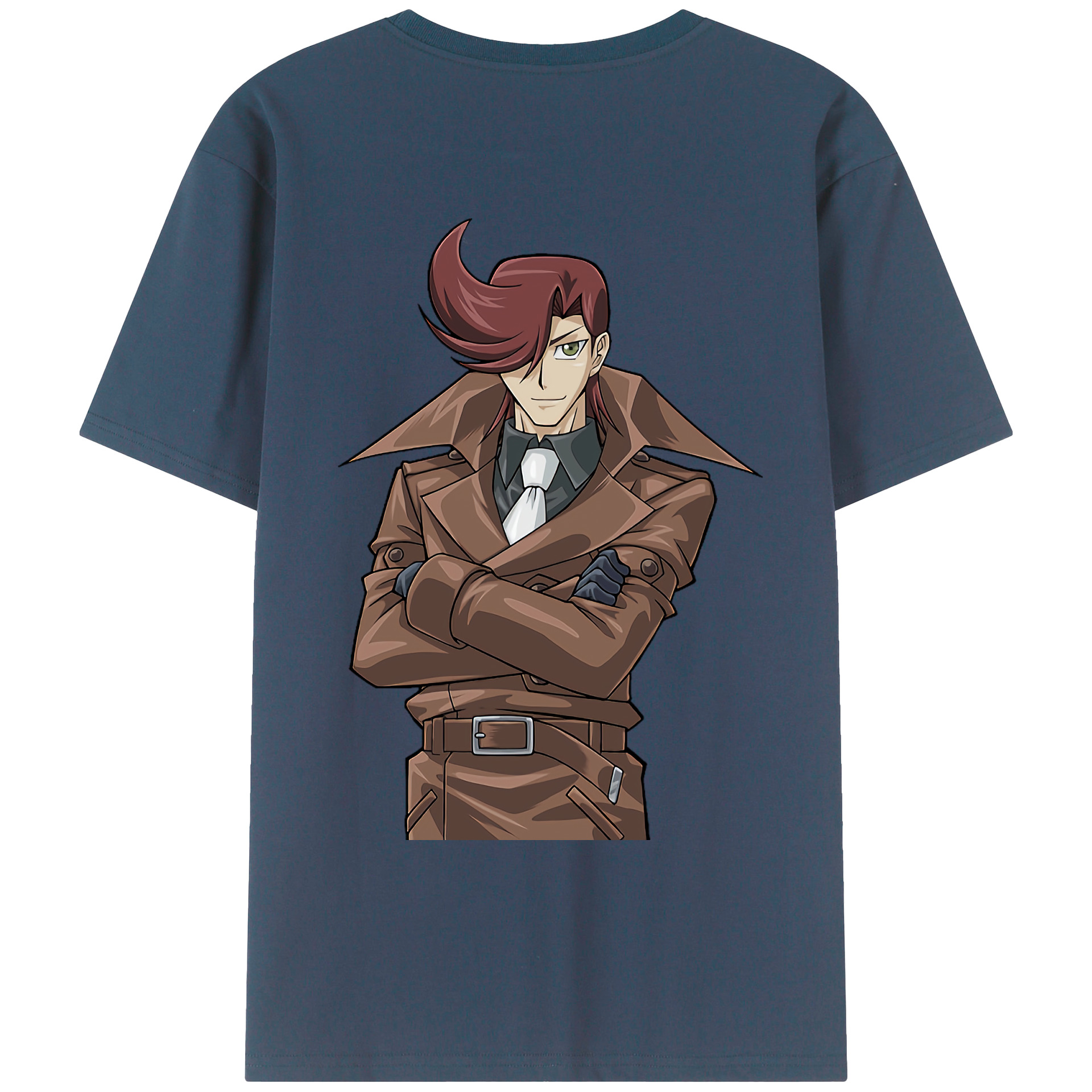 （画像用） 遊☆戯☆王 Yu-Gi-Oh! 綿100％ メンズ半袖Tシャツ（バックプリント） 通気性