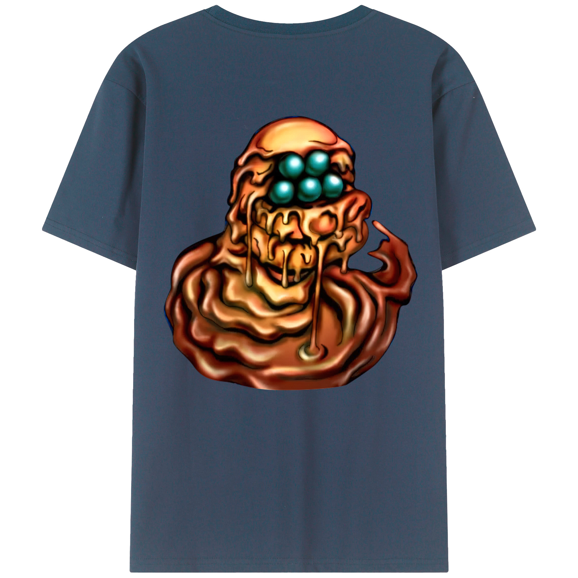 （画像用） 遊☆戯☆王 Yu-Gi-Oh! 綿100％ メンズ半袖Tシャツ（バックプリント） 通気性