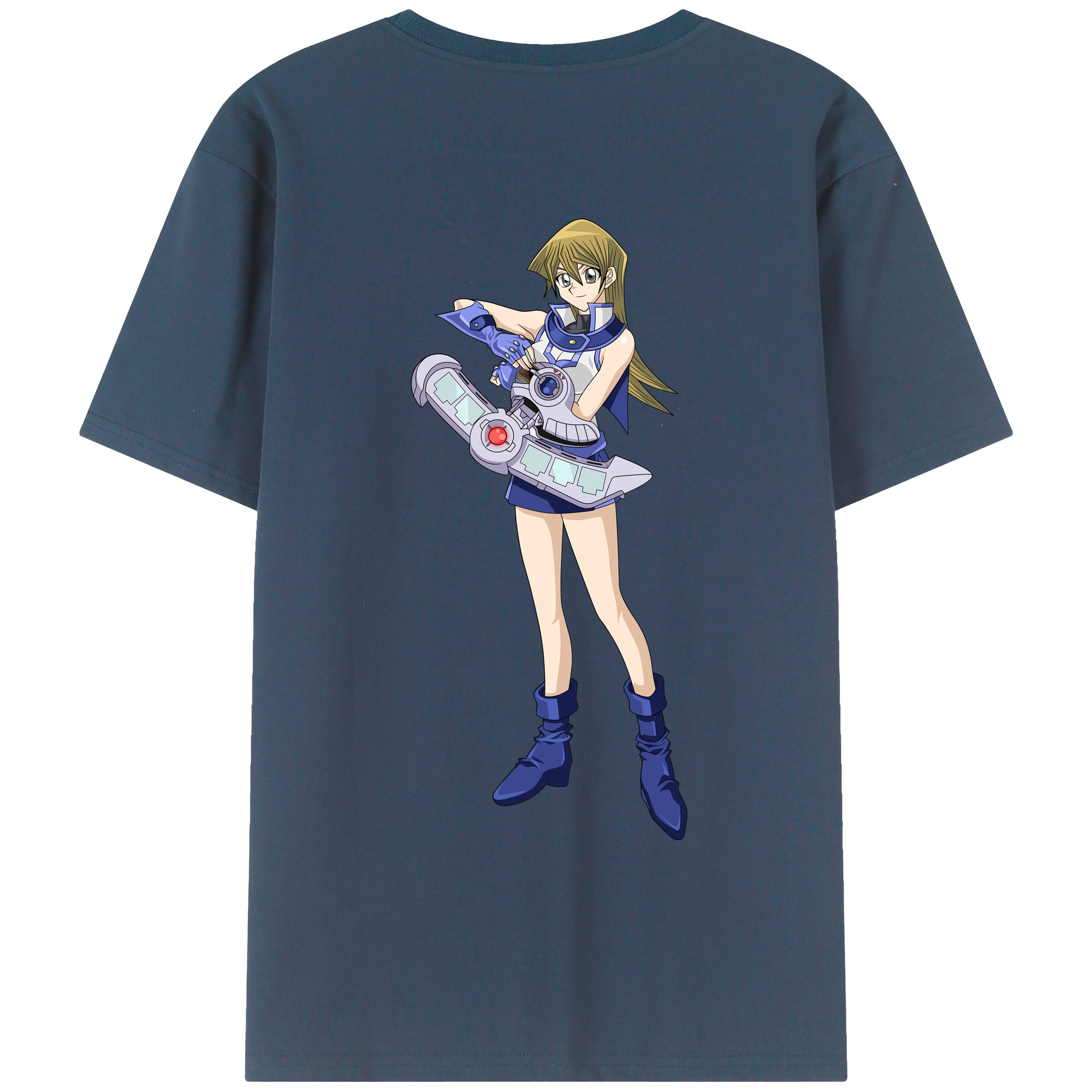 （画像用） 遊☆戯☆王 Yu-Gi-Oh! 綿100％ メンズ半袖Tシャツ（バックプリント） 通気性