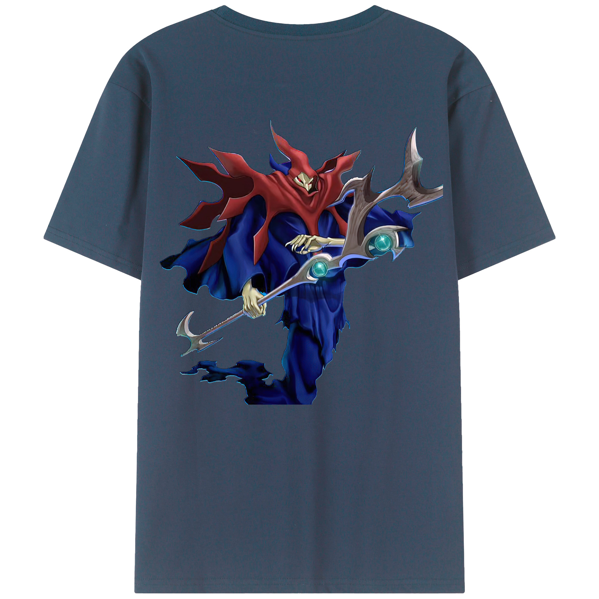 （画像用） 遊☆戯☆王 Yu-Gi-Oh! 綿100％ メンズ半袖Tシャツ（バックプリント） 通気性