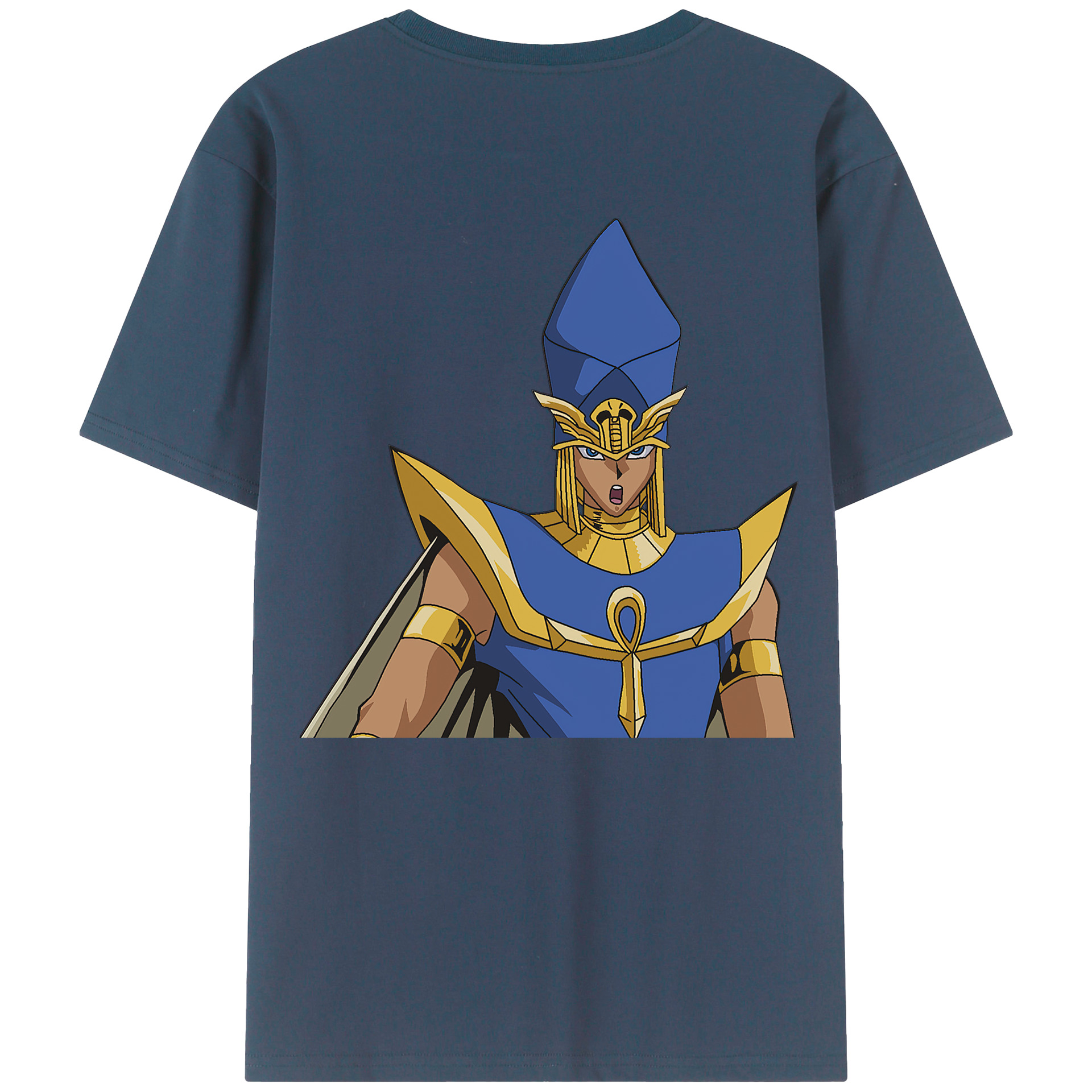 （画像用） 遊☆戯☆王 Yu-Gi-Oh! 綿100％ メンズ半袖Tシャツ（バックプリント） 通気性