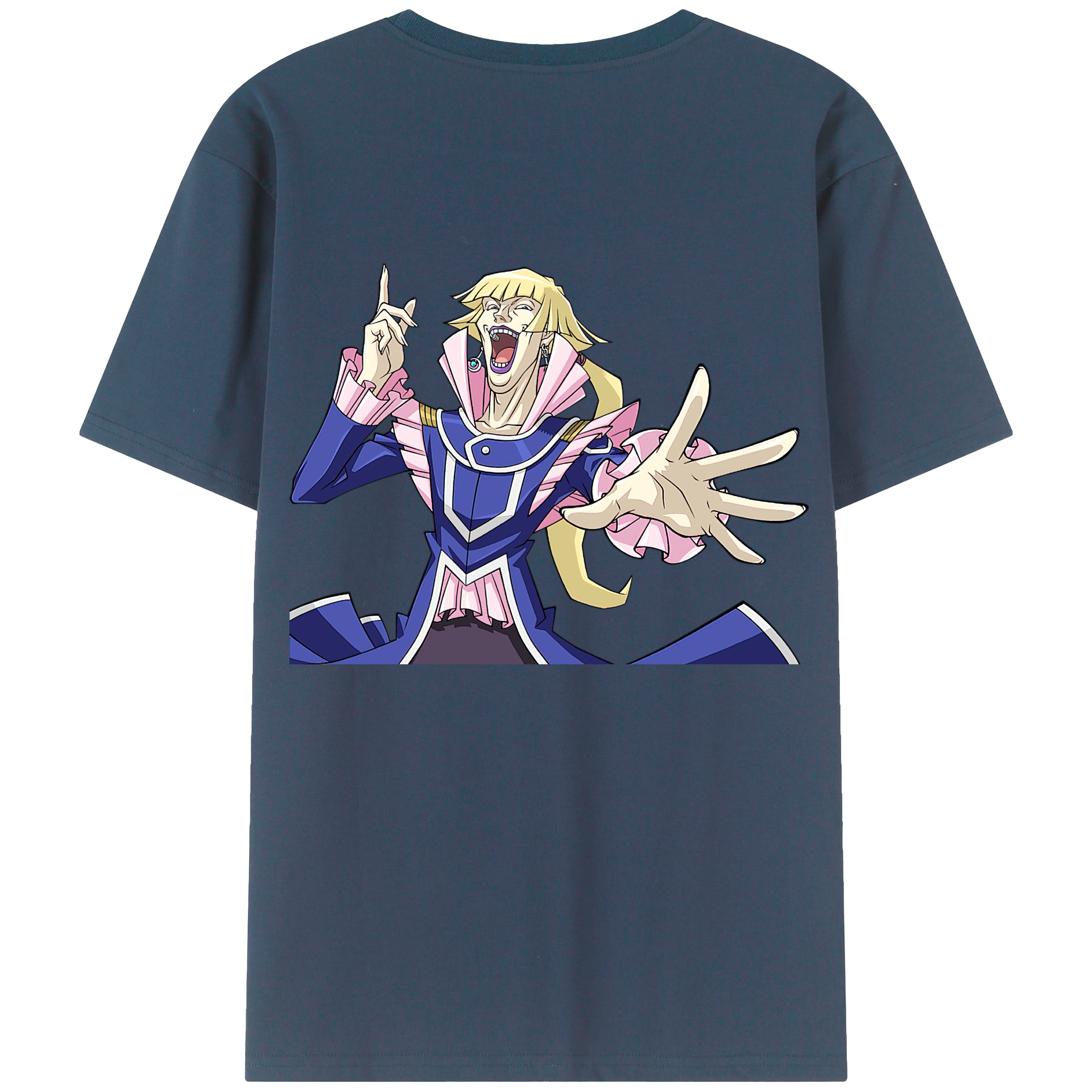 （画像用） 遊☆戯☆王 Yu-Gi-Oh! 綿100％ メンズ半袖Tシャツ（バックプリント） 通気性