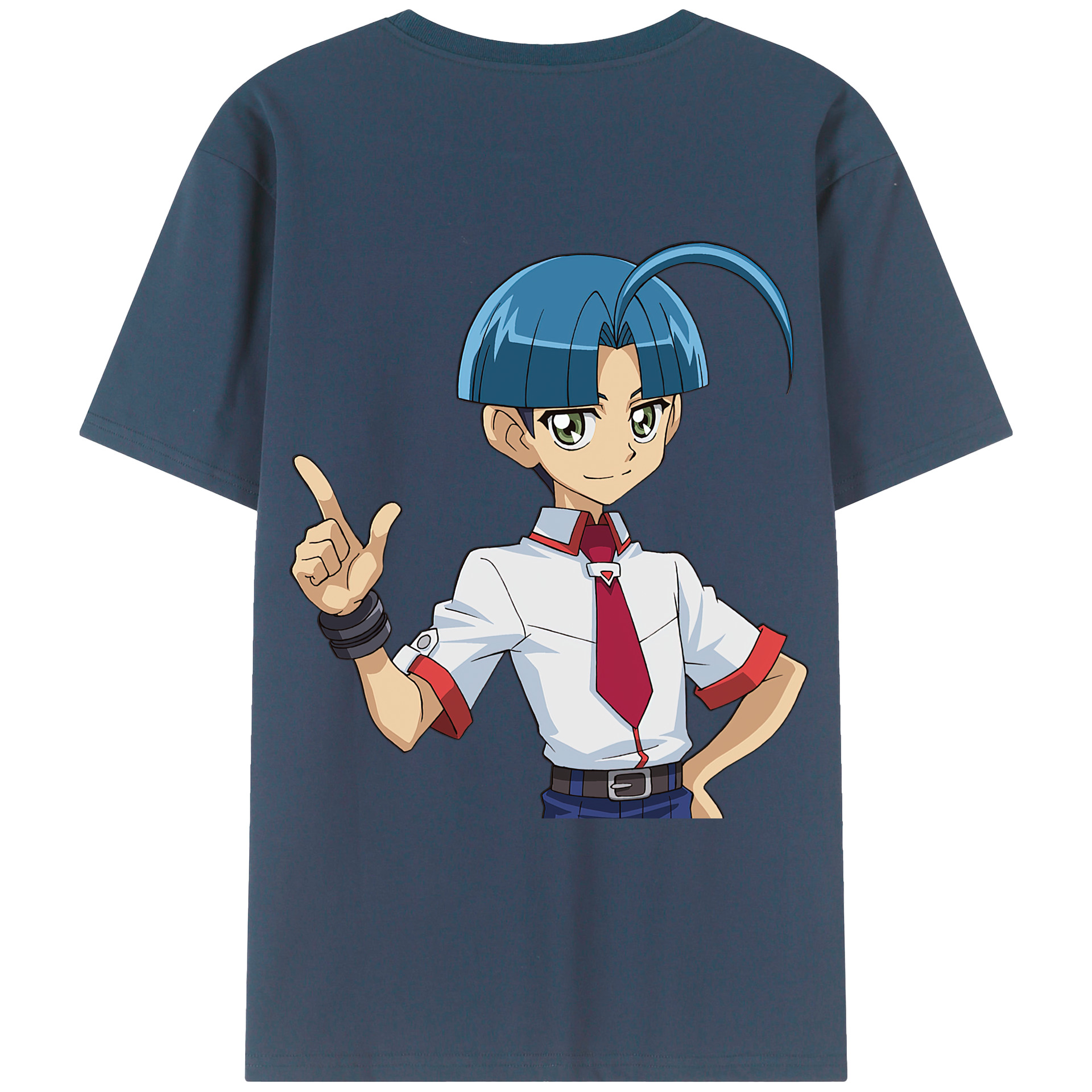 （画像用） 遊☆戯☆王 Yu-Gi-Oh! 綿100％ メンズ半袖Tシャツ（バックプリント） 通気性