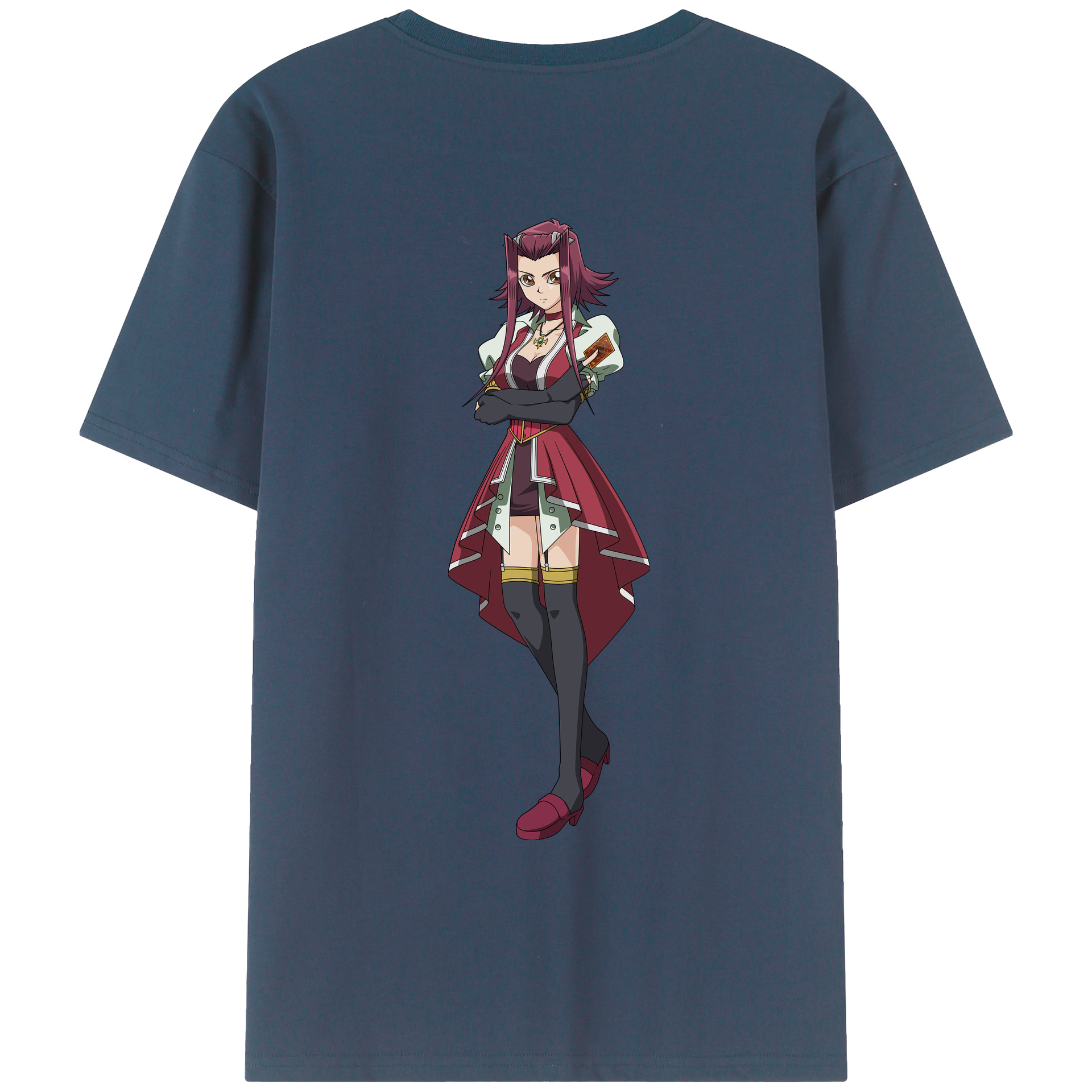 （画像用） 遊☆戯☆王 Yu-Gi-Oh! 綿100％ メンズ半袖Tシャツ（バックプリント） 通気性
