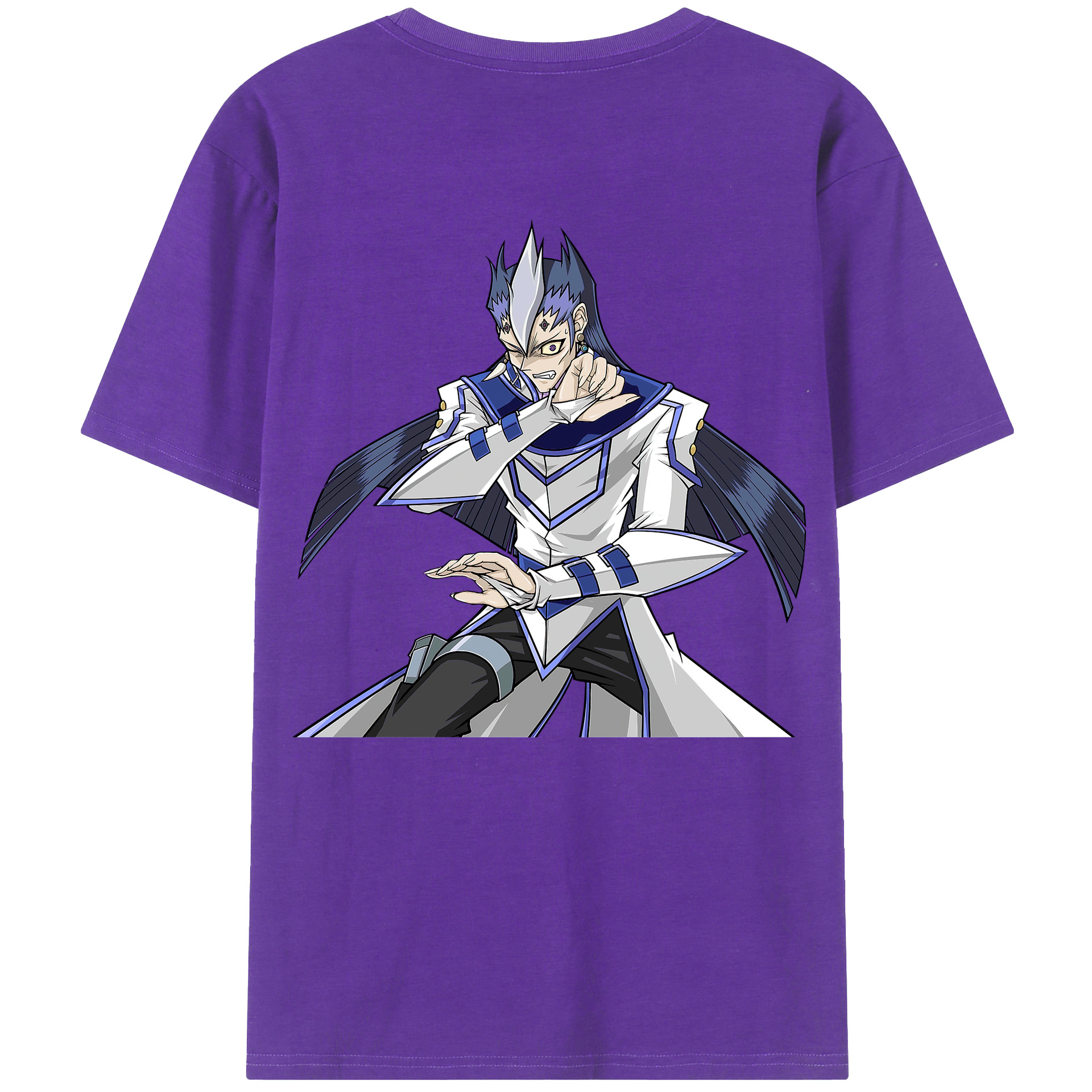 （画像用） 遊☆戯☆王 Yu-Gi-Oh! 綿100％ メンズ半袖Tシャツ（バックプリント） 通気性