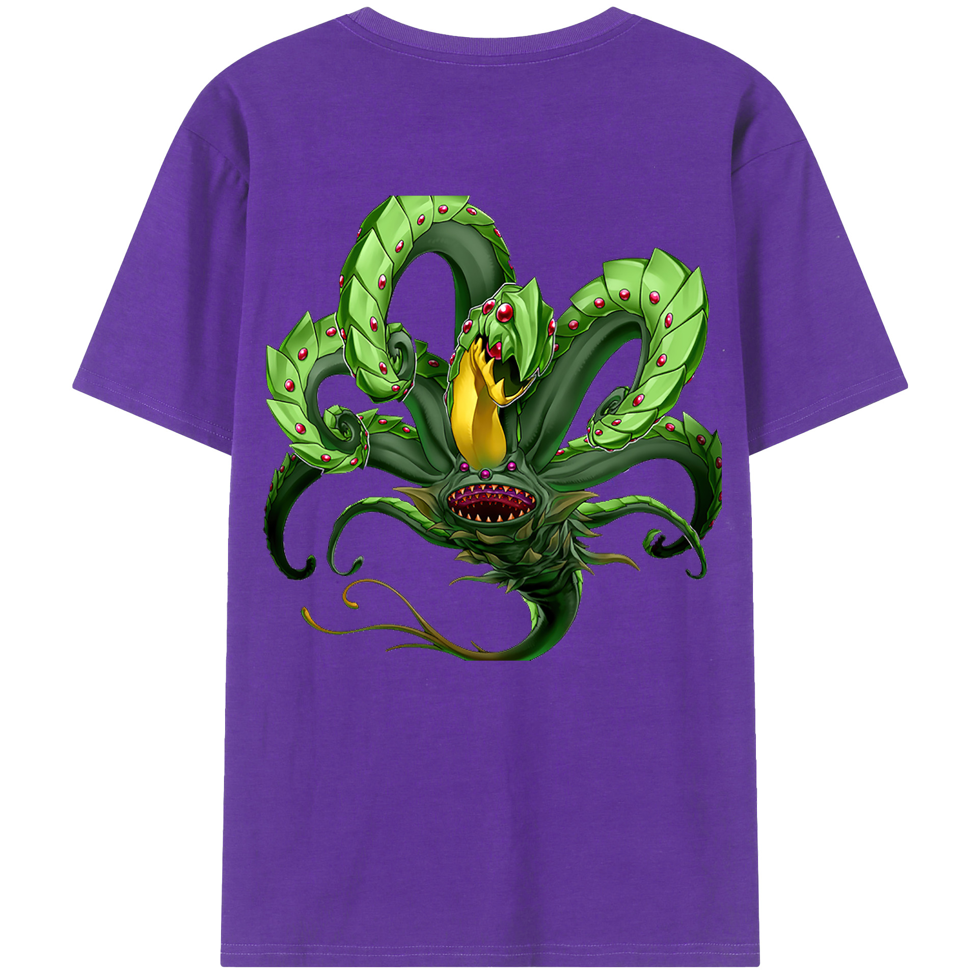 （画像用） 遊☆戯☆王 Yu-Gi-Oh! 綿100％ メンズ半袖Tシャツ（バックプリント） 通気性