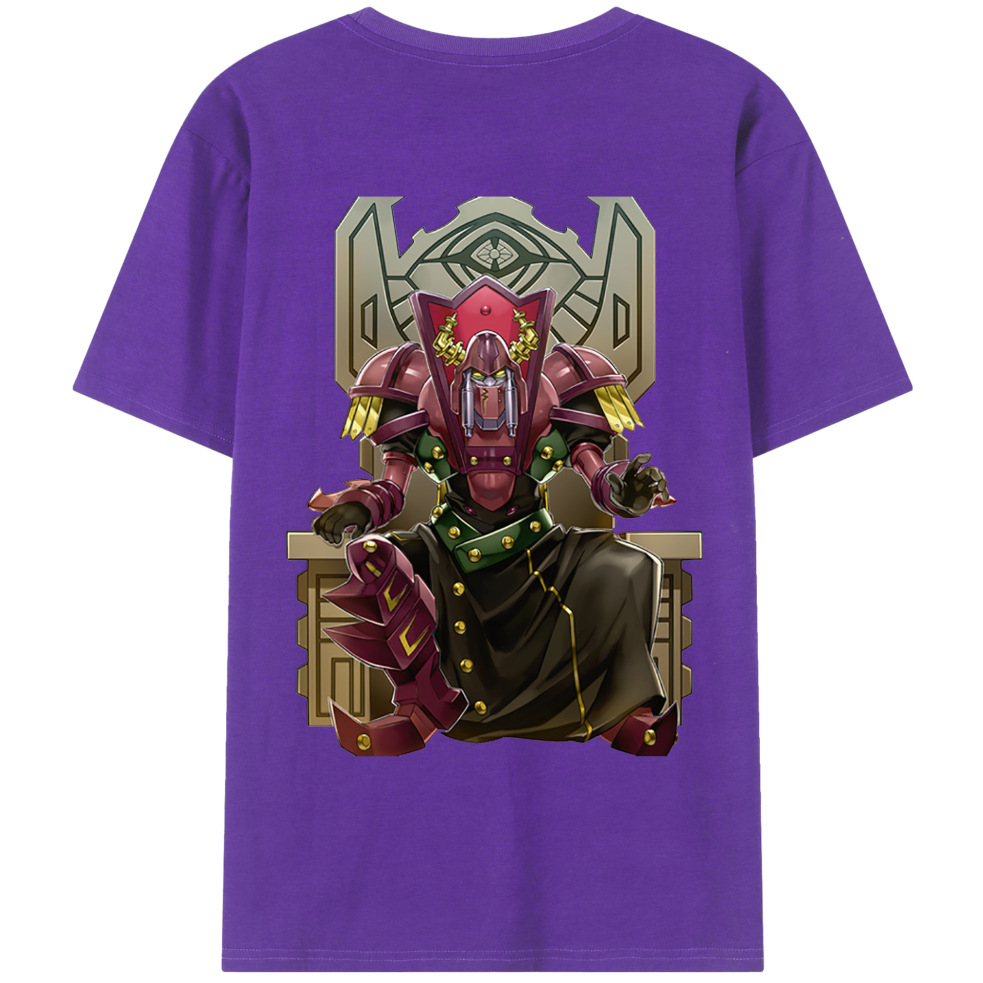 （画像用） 遊☆戯☆王 Yu-Gi-Oh! 綿100％ メンズ半袖Tシャツ（バックプリント） 通気性