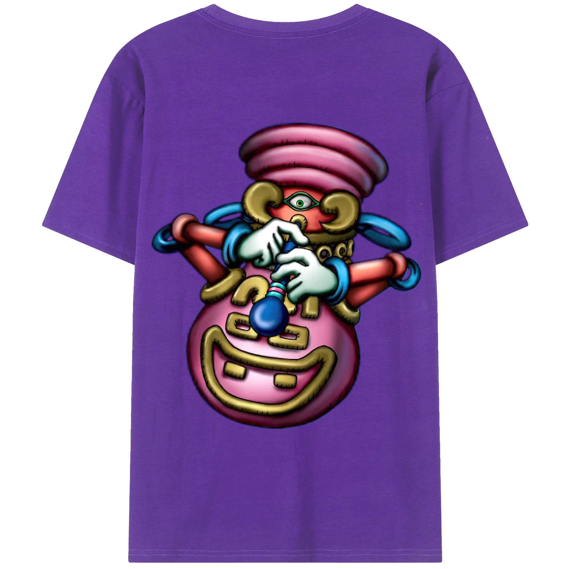 （画像用） 遊☆戯☆王 Yu-Gi-Oh! 綿100％ メンズ半袖Tシャツ（バックプリント） 通気性
