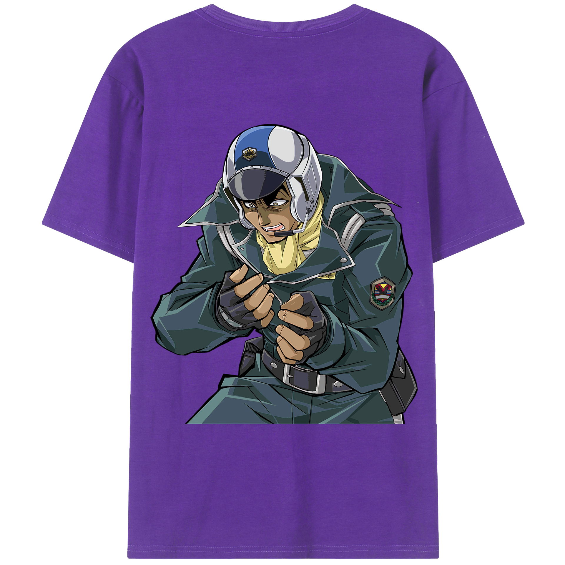 （画像用） 遊☆戯☆王 Yu-Gi-Oh! 綿100％ メンズ半袖Tシャツ（バックプリント） 通気性