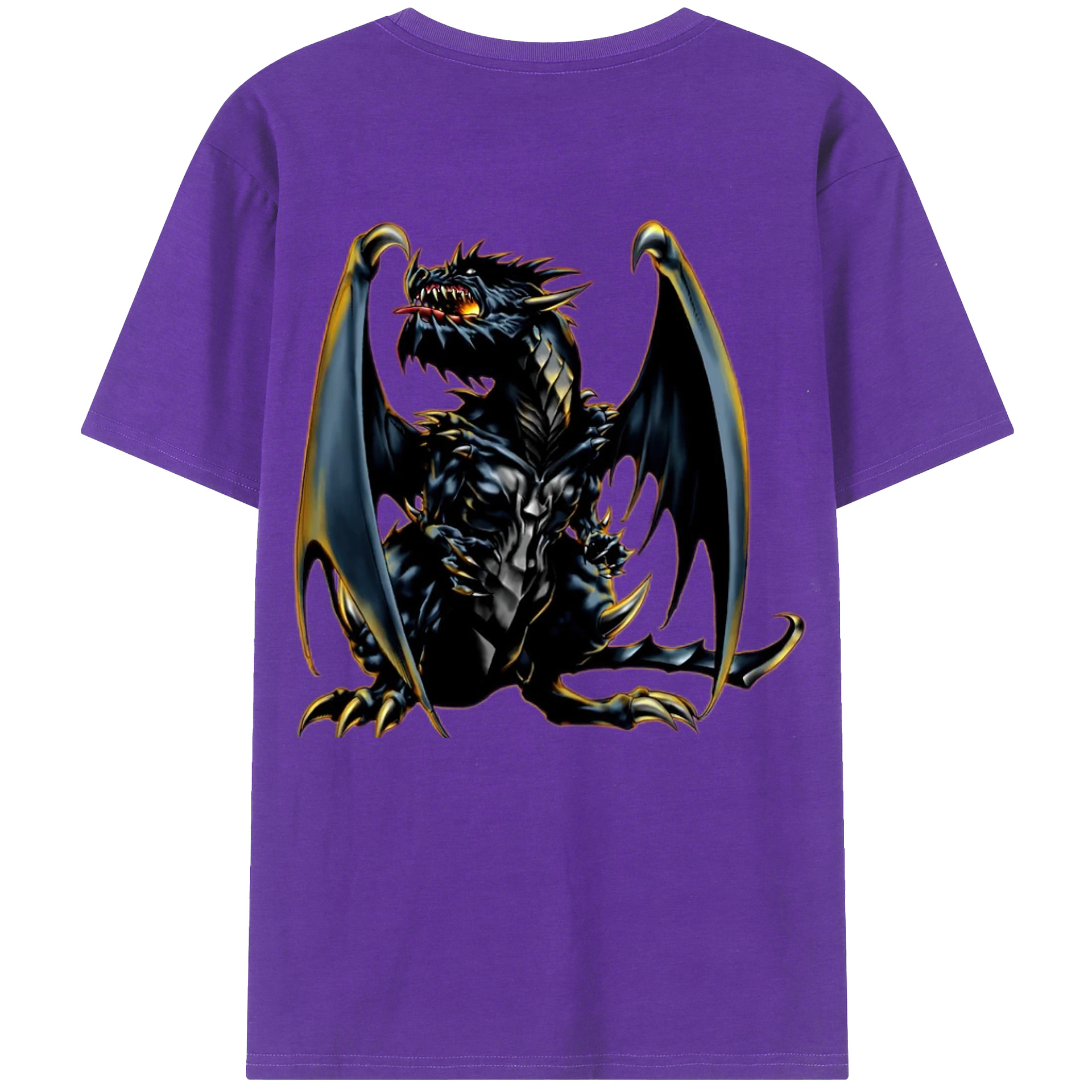 （画像用） 遊☆戯☆王 Yu-Gi-Oh! 綿100％ メンズ半袖Tシャツ（バックプリント） 通気性