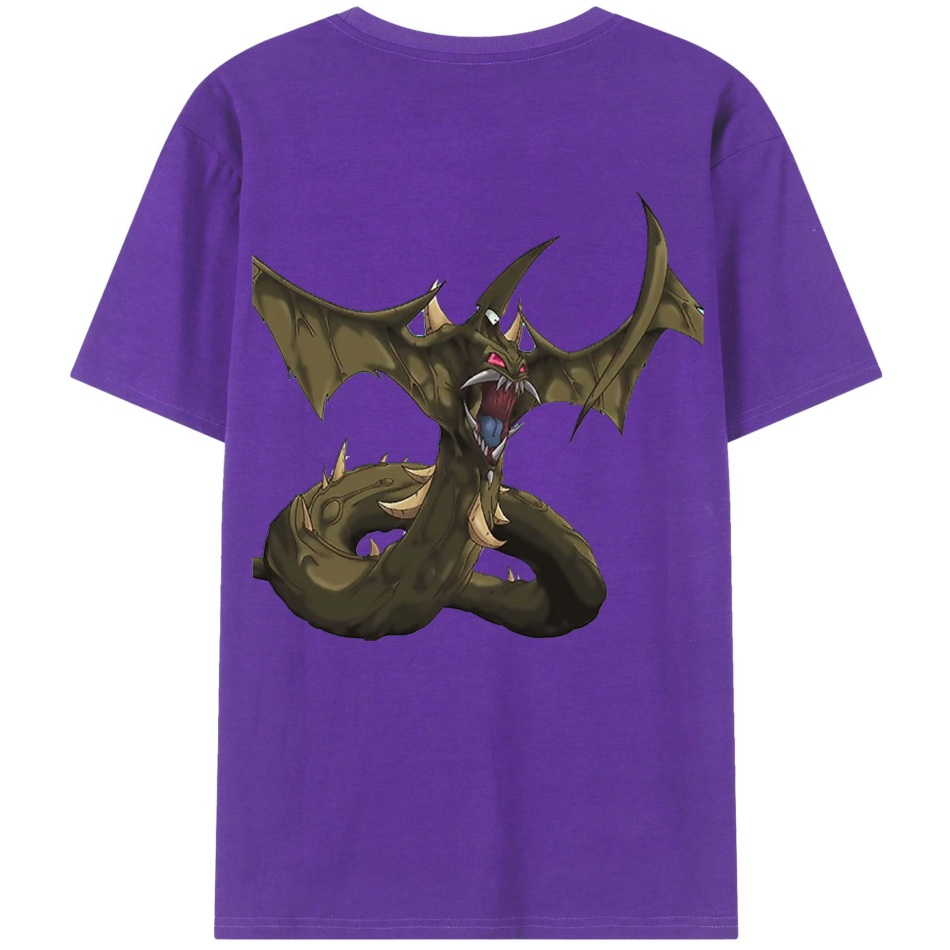 （画像用） 遊☆戯☆王 Yu-Gi-Oh! 綿100％ メンズ半袖Tシャツ（バックプリント） 通気性