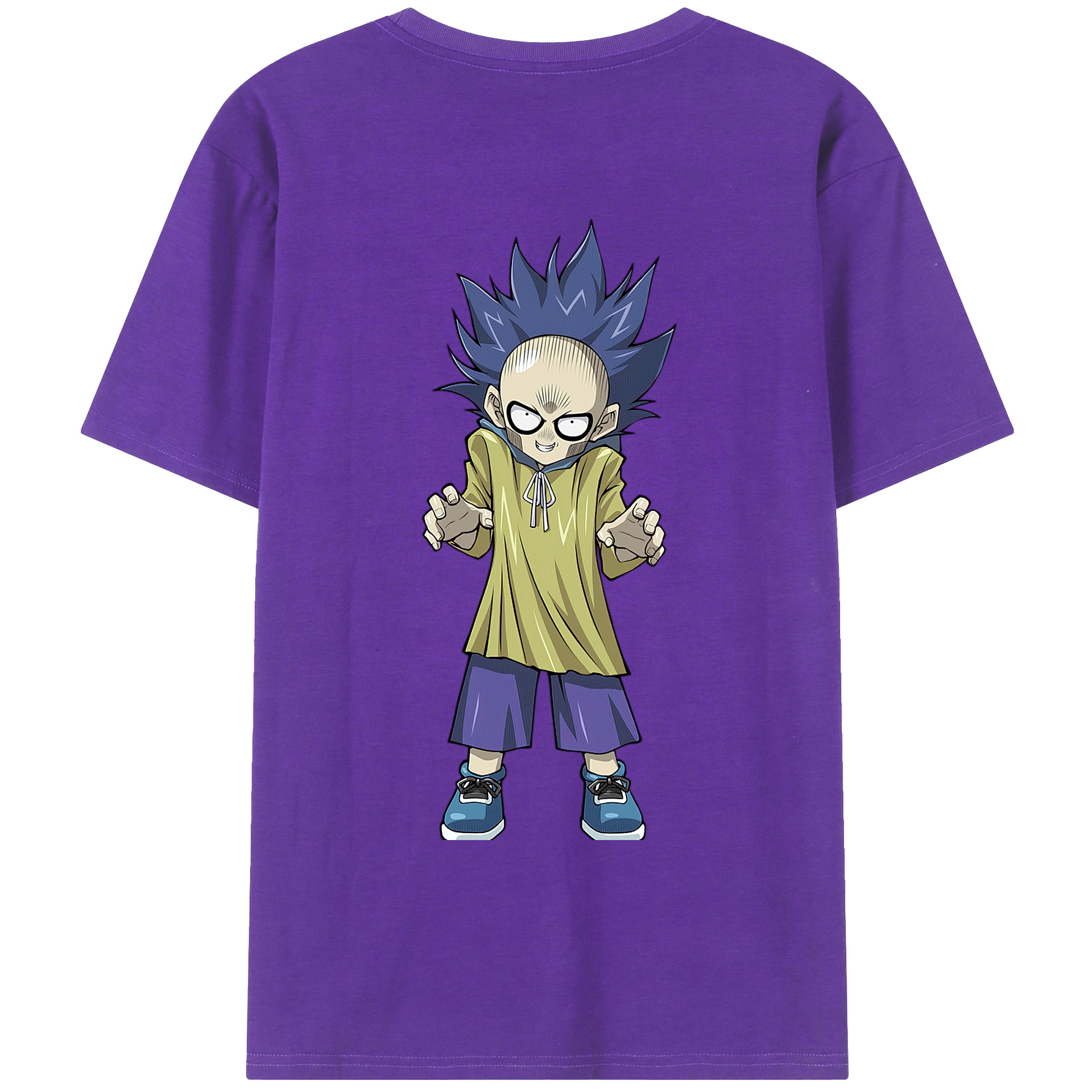 （画像用） 遊☆戯☆王 Yu-Gi-Oh! 綿100％ メンズ半袖Tシャツ（バックプリント） 通気性