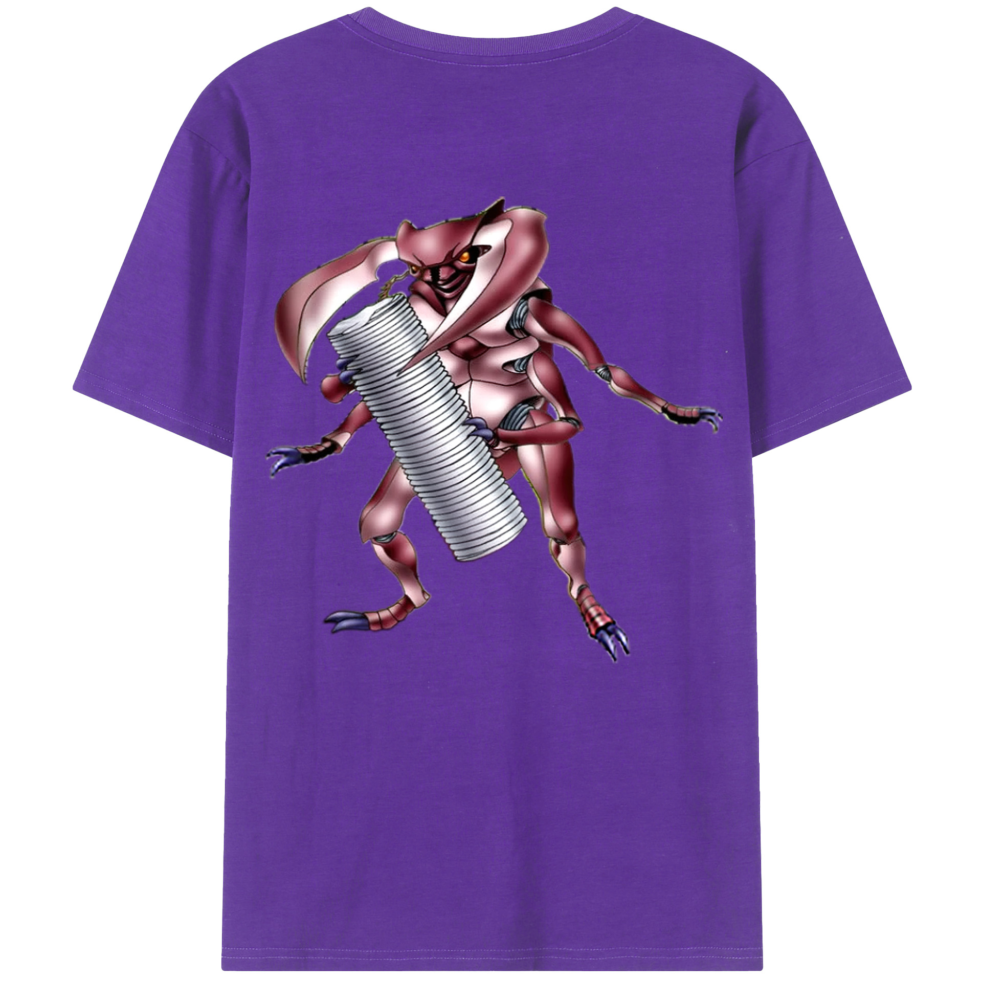（画像用） 遊☆戯☆王 Yu-Gi-Oh! 綿100％ メンズ半袖Tシャツ（バックプリント） 通気性