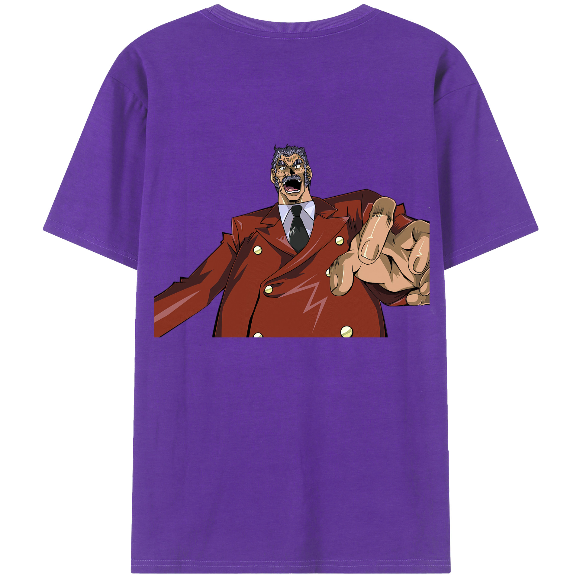 （画像用） 遊☆戯☆王 Yu-Gi-Oh! 綿100％ メンズ半袖Tシャツ（バックプリント） 通気性