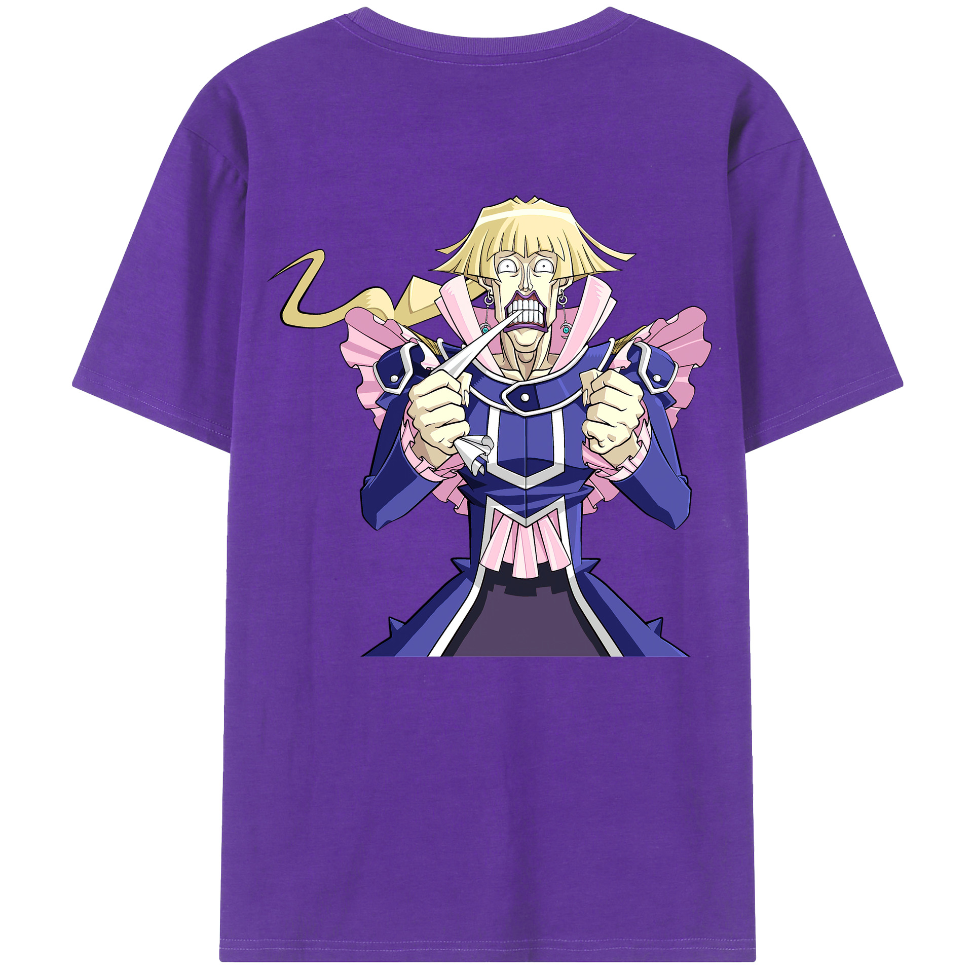 （画像用） 遊☆戯☆王 Yu-Gi-Oh! 綿100％ メンズ半袖Tシャツ（バックプリント） 通気性