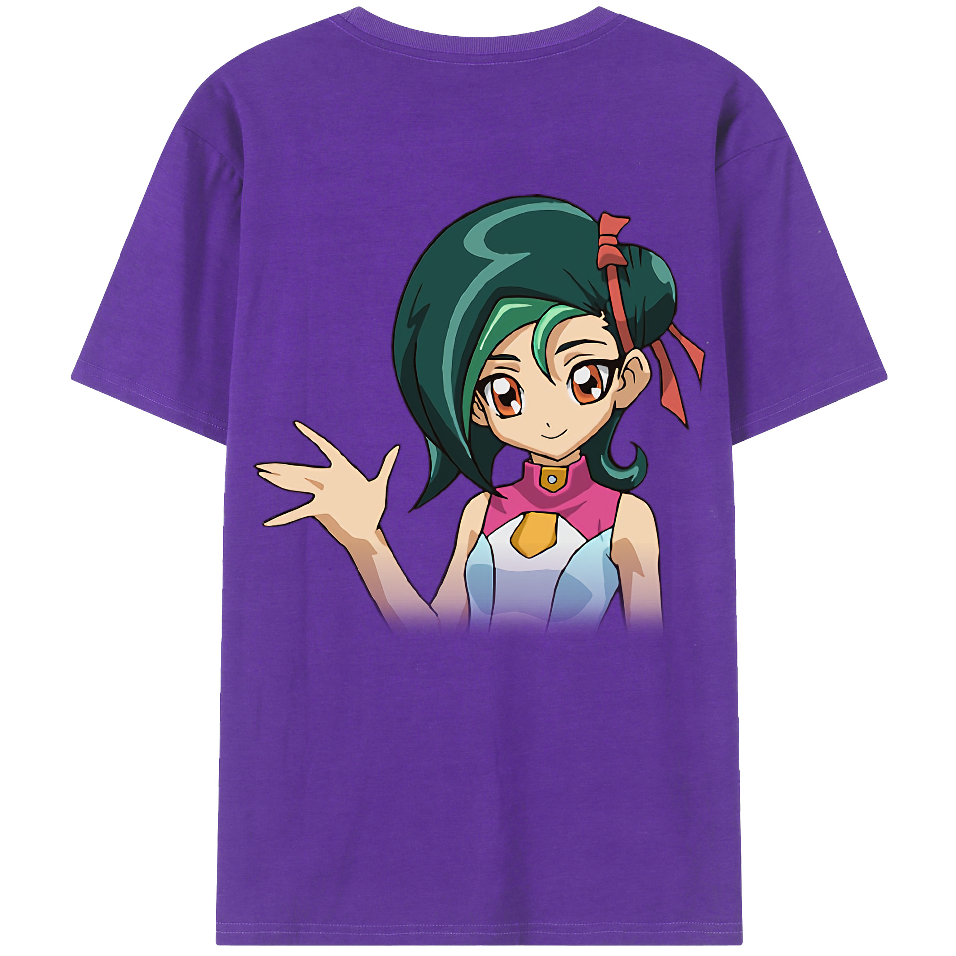 （画像用） 遊☆戯☆王 Yu-Gi-Oh! 綿100％ メンズ半袖Tシャツ（バックプリント） 通気性
