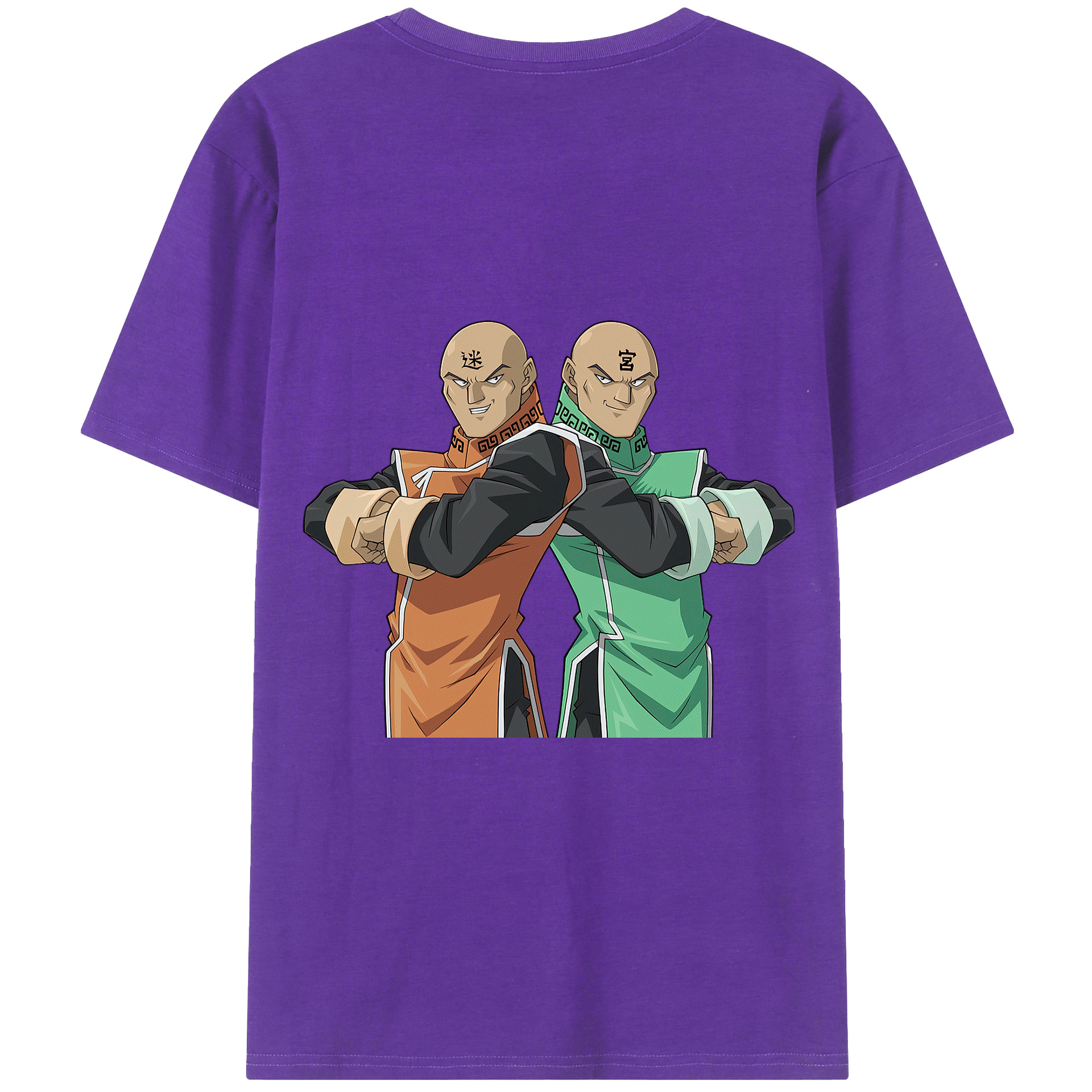 （画像用） 遊☆戯☆王 Yu-Gi-Oh! 綿100％ メンズ半袖Tシャツ（バックプリント） 通気性