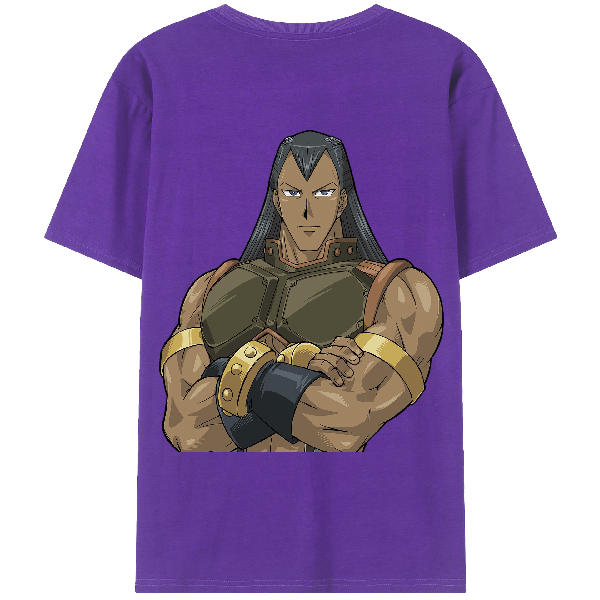 （画像用） 遊☆戯☆王 Yu-Gi-Oh! 綿100％ メンズ半袖Tシャツ（バックプリント） 通気性