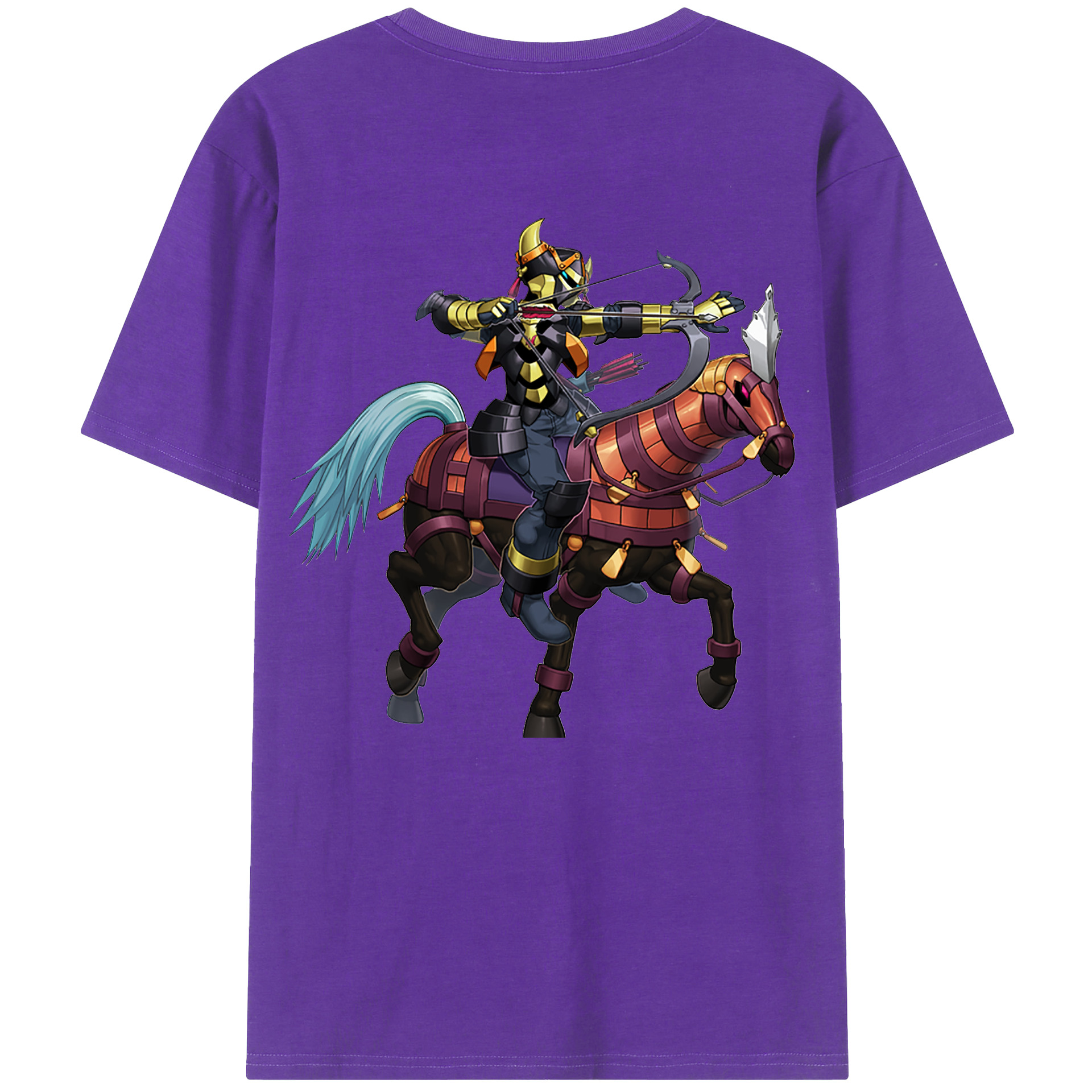 （画像用） 遊☆戯☆王 Yu-Gi-Oh! 綿100％ メンズ半袖Tシャツ（バックプリント） 通気性