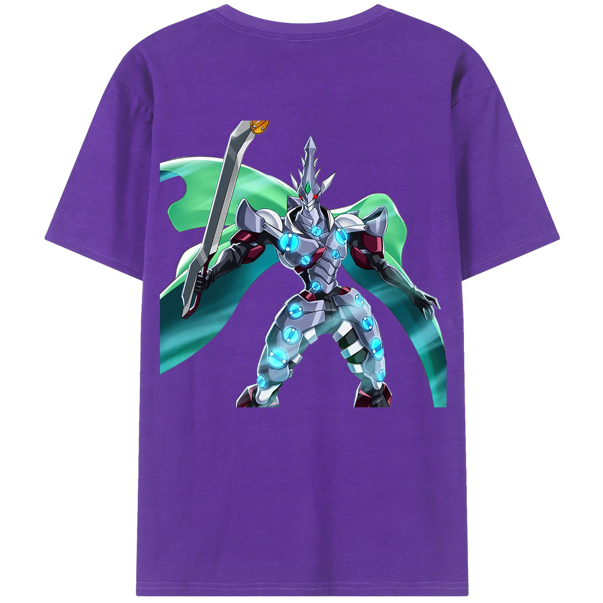 （画像用） 遊☆戯☆王 Yu-Gi-Oh! 綿100％ メンズ半袖Tシャツ（バックプリント） 通気性