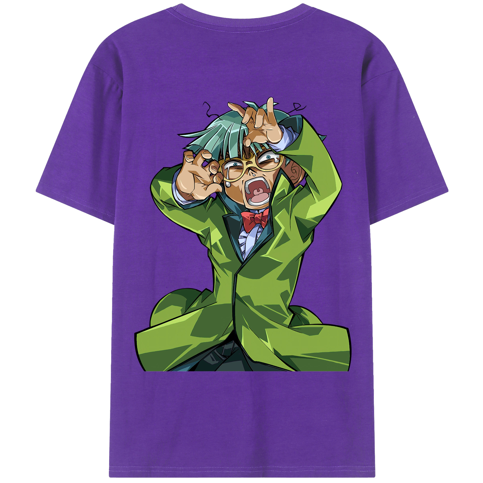 （画像用） 遊☆戯☆王 Yu-Gi-Oh! 綿100％ メンズ半袖Tシャツ（バックプリント） 通気性
