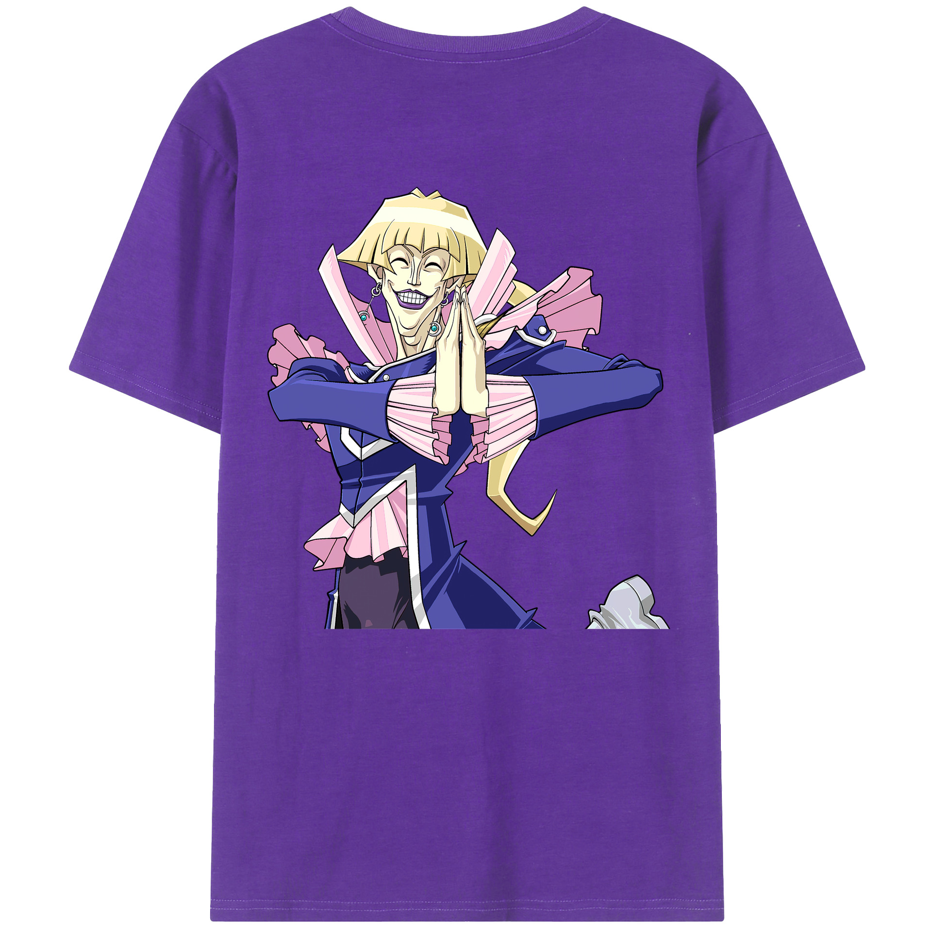 （画像用） 遊☆戯☆王 Yu-Gi-Oh! 綿100％ メンズ半袖Tシャツ（バックプリント） 通気性