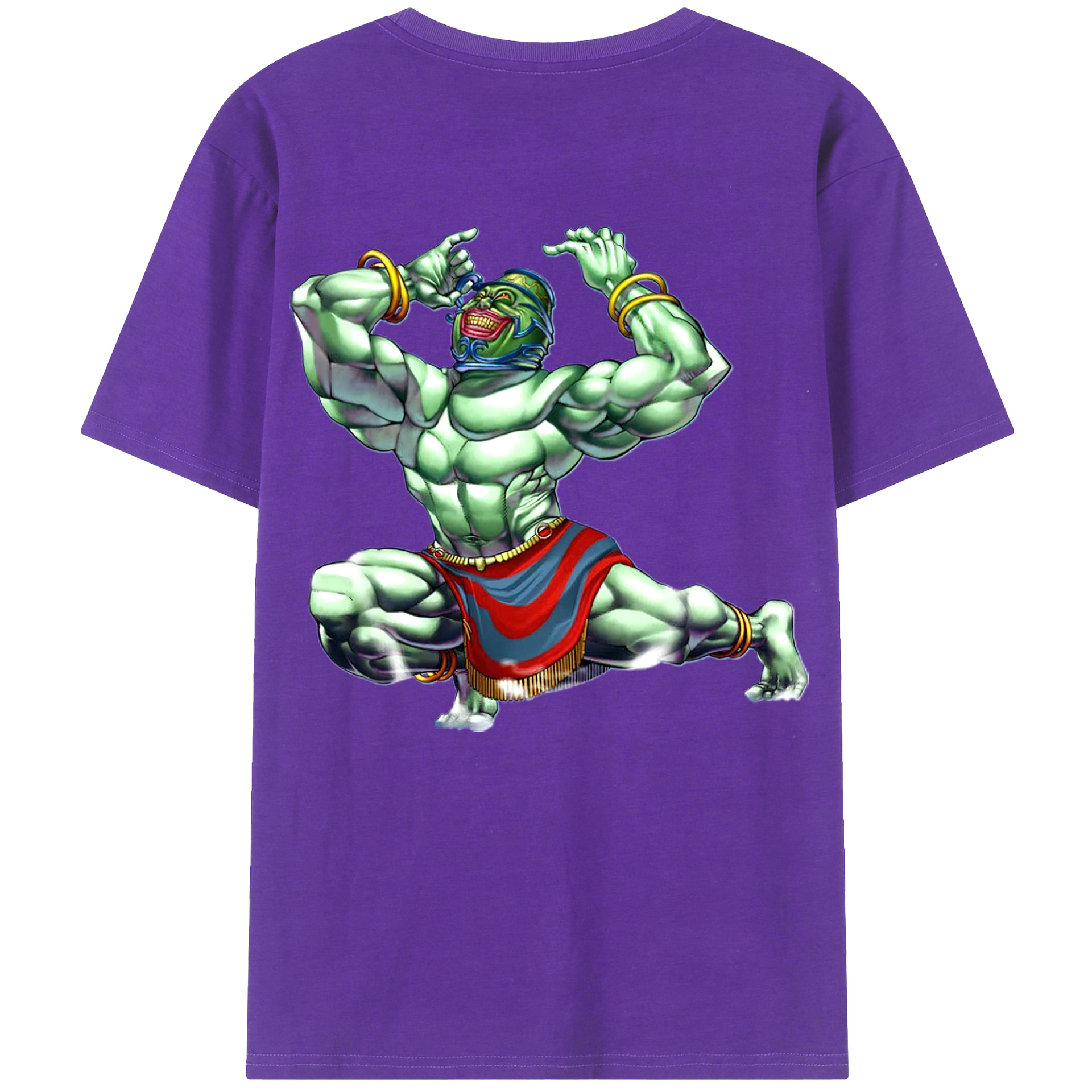 （画像用） 遊☆戯☆王 Yu-Gi-Oh! 綿100％ メンズ半袖Tシャツ（バックプリント） 通気性