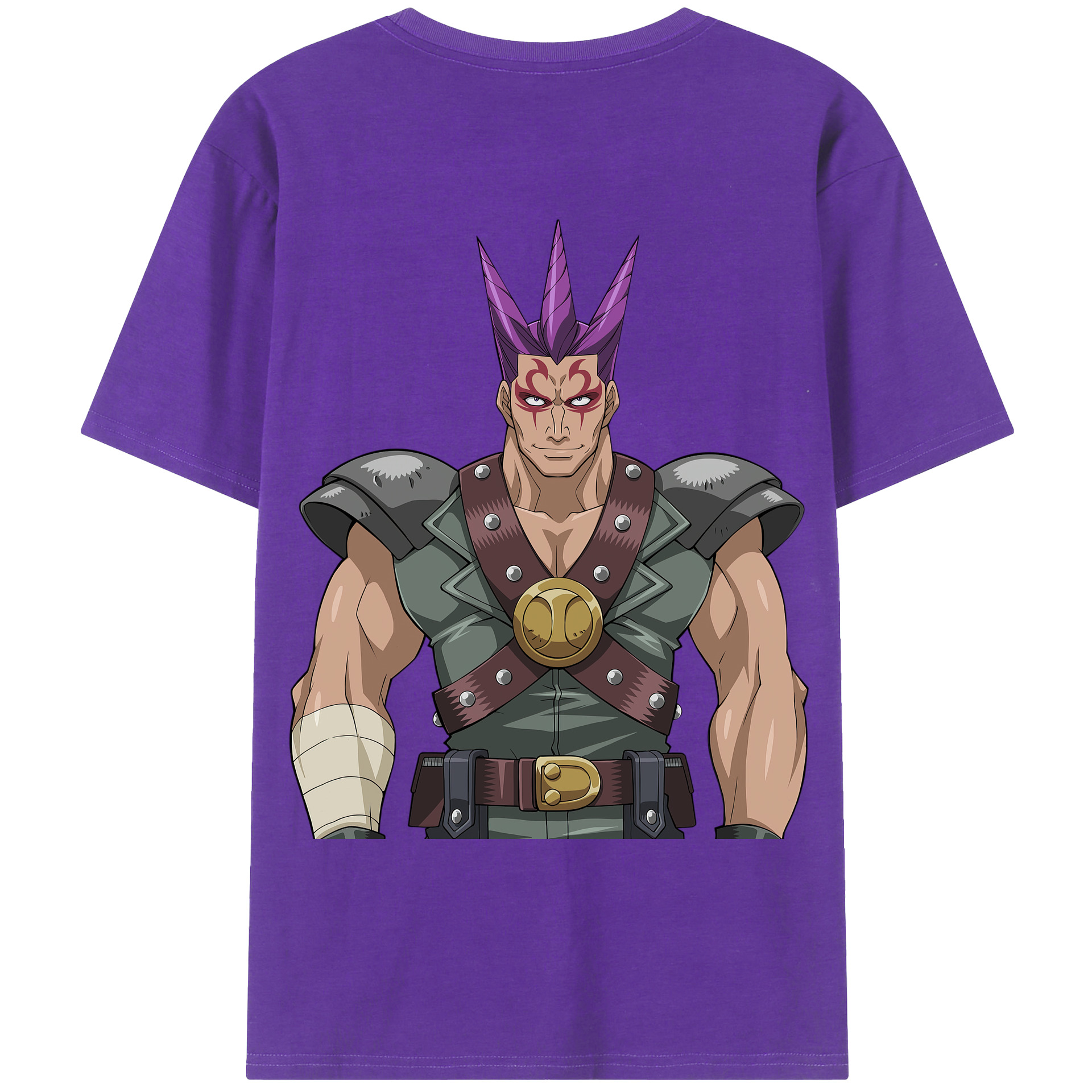 （画像用） 遊☆戯☆王 Yu-Gi-Oh! 綿100％ メンズ半袖Tシャツ（バックプリント） 通気性