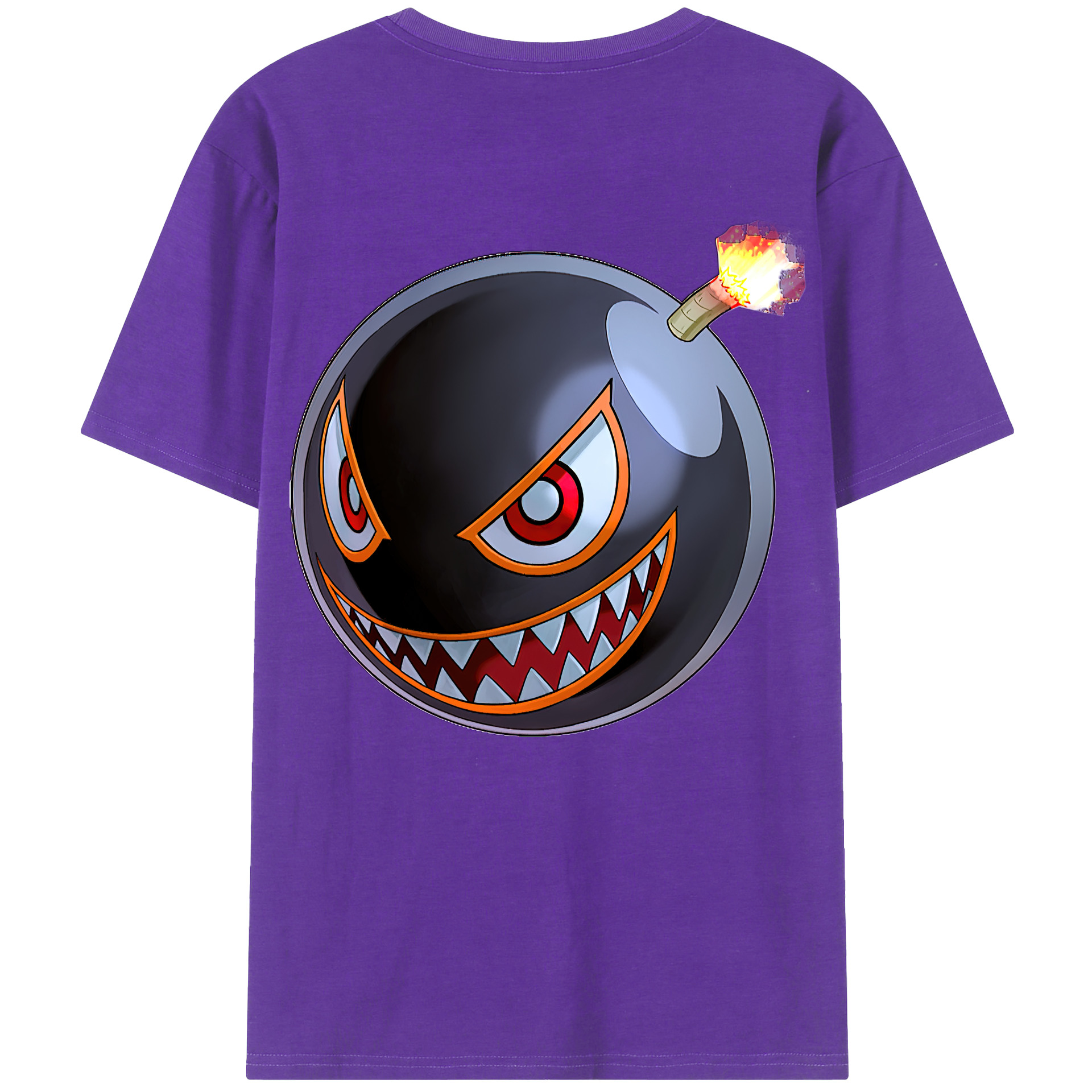 （画像用） 遊☆戯☆王 Yu-Gi-Oh! 綿100％ メンズ半袖Tシャツ（バックプリント） 通気性