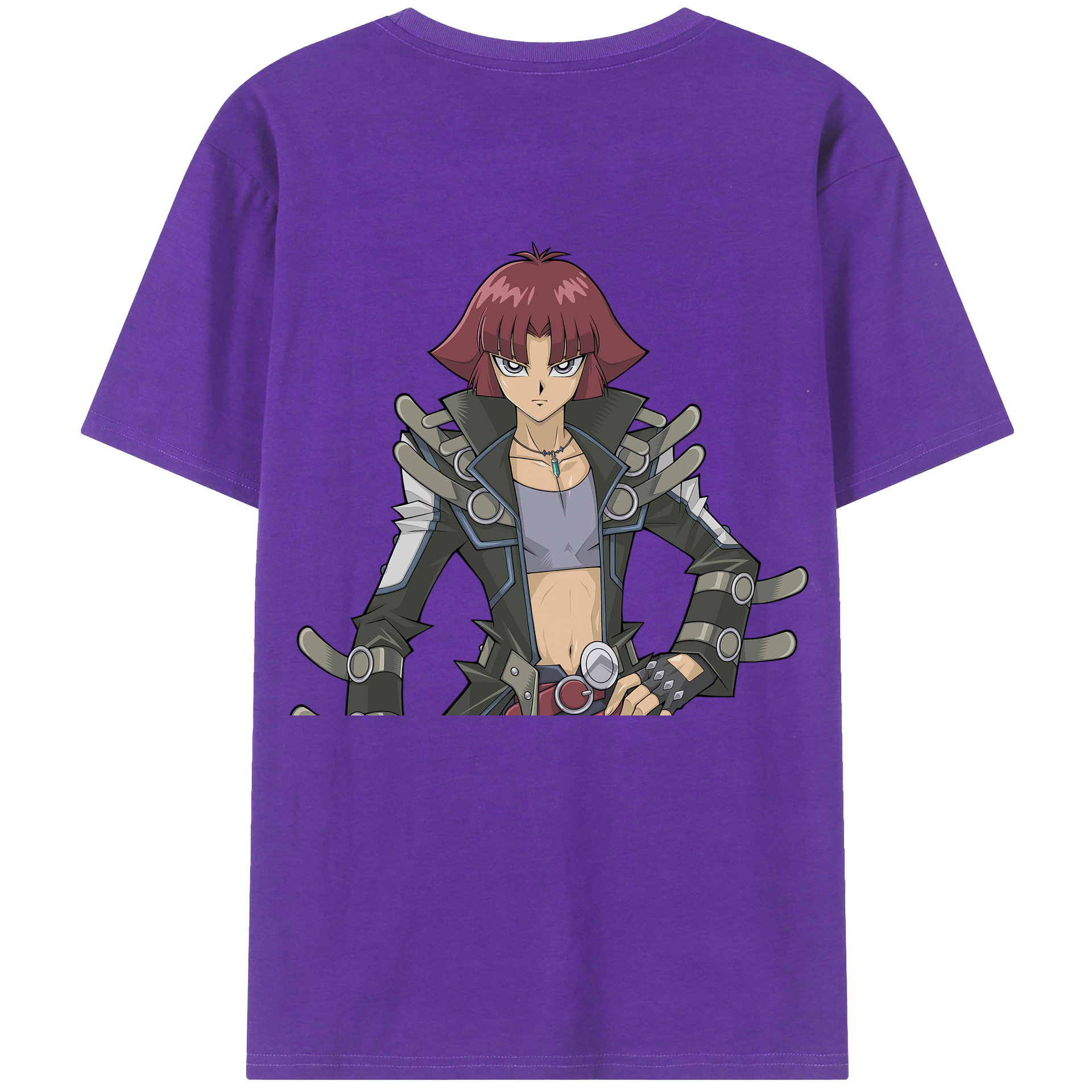 （画像用） 遊☆戯☆王 Yu-Gi-Oh! 綿100％ メンズ半袖Tシャツ（バックプリント） 通気性