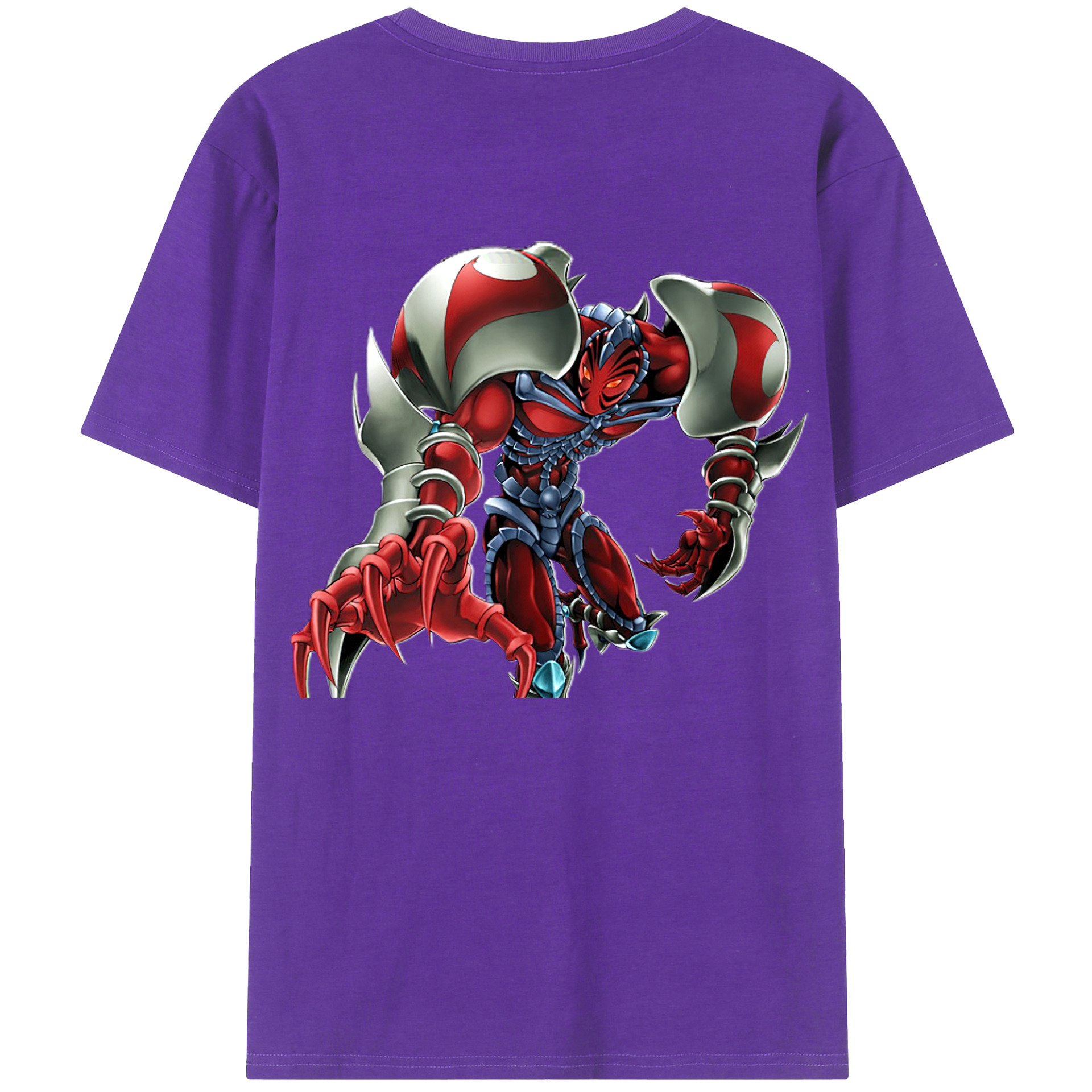 （画像用） 遊☆戯☆王 Yu-Gi-Oh! 綿100％ メンズ半袖Tシャツ（バックプリント） 通気性