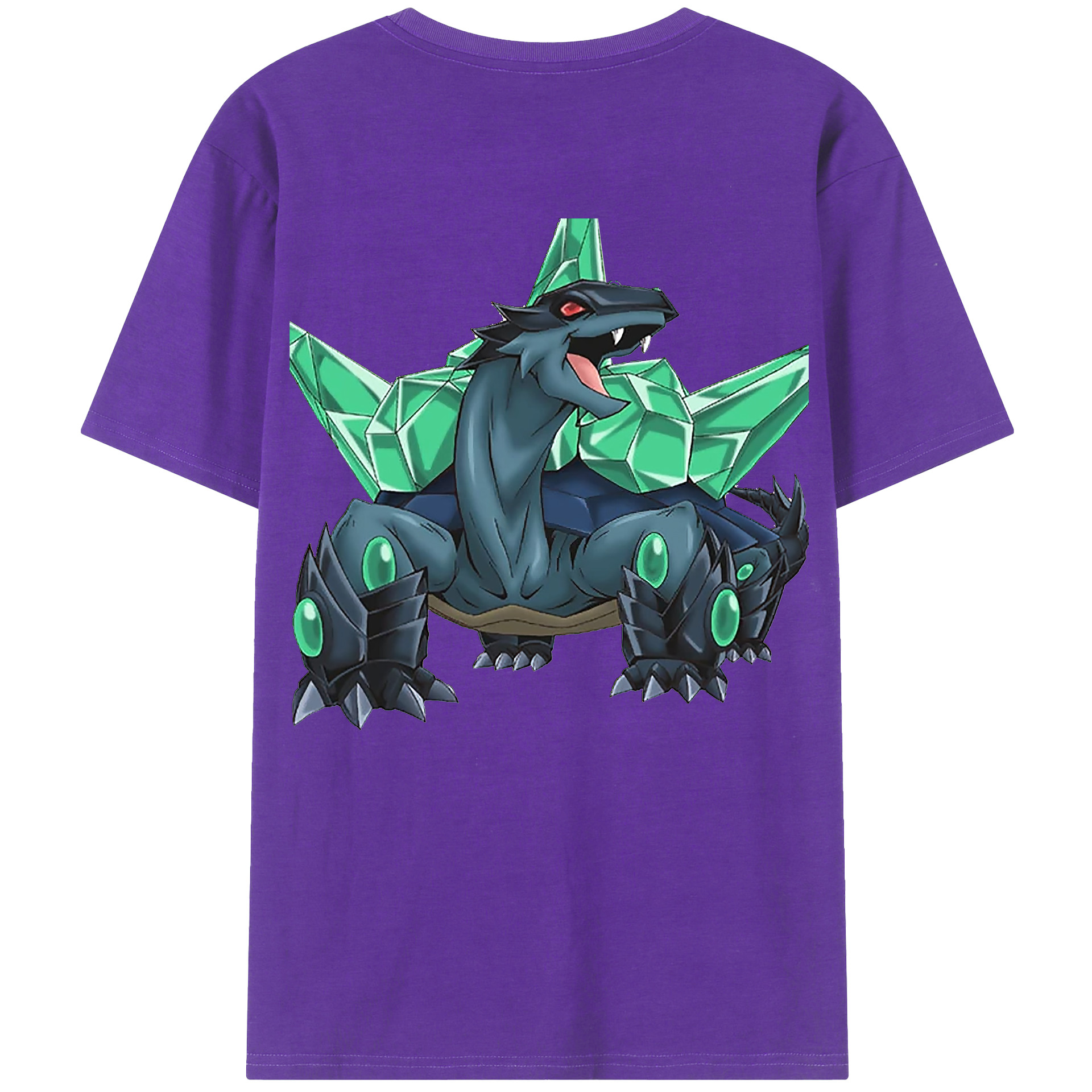 （画像用） 遊☆戯☆王 Yu-Gi-Oh! 綿100％ メンズ半袖Tシャツ（バックプリント） 通気性