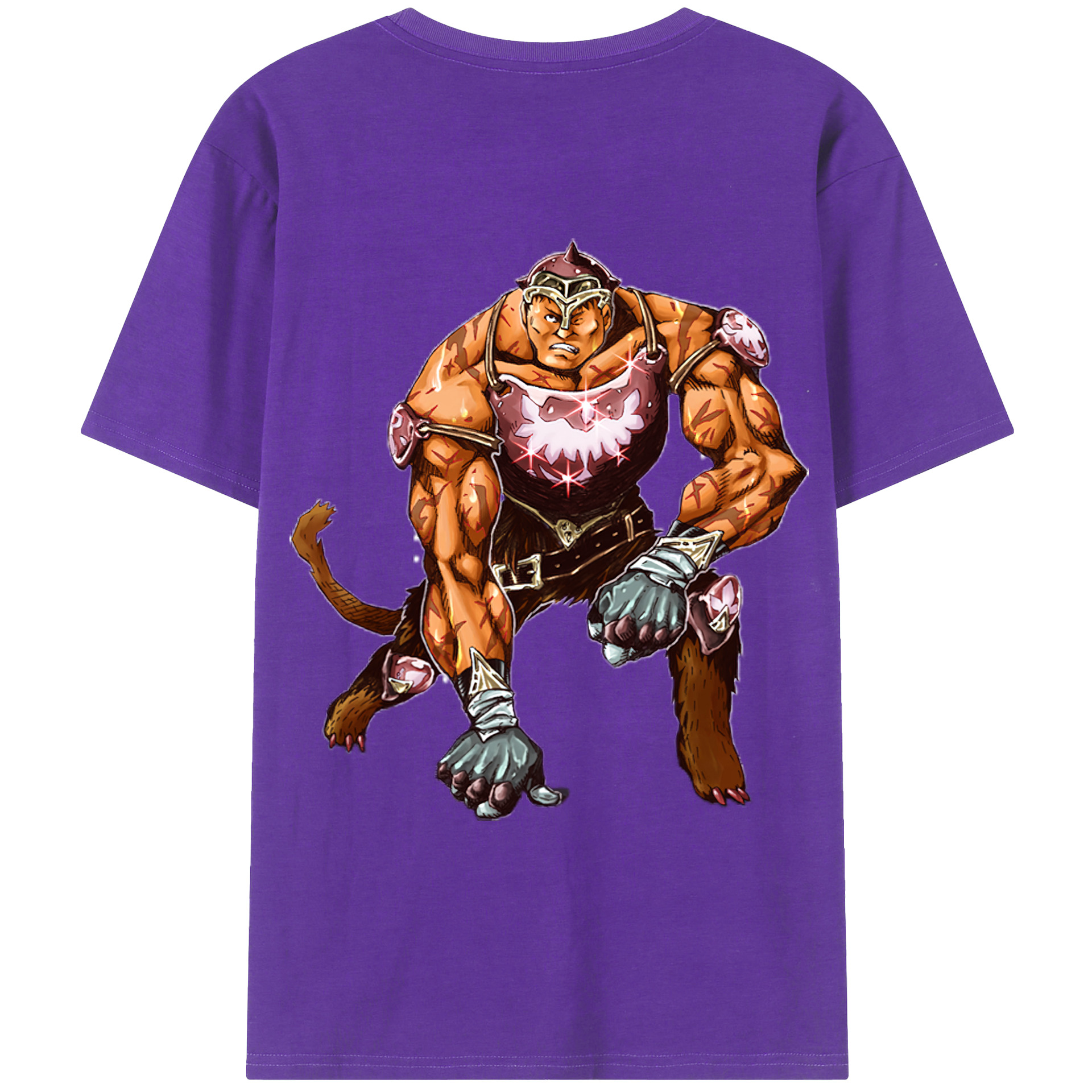 （画像用） 遊☆戯☆王 Yu-Gi-Oh! 綿100％ メンズ半袖Tシャツ（バックプリント） 通気性