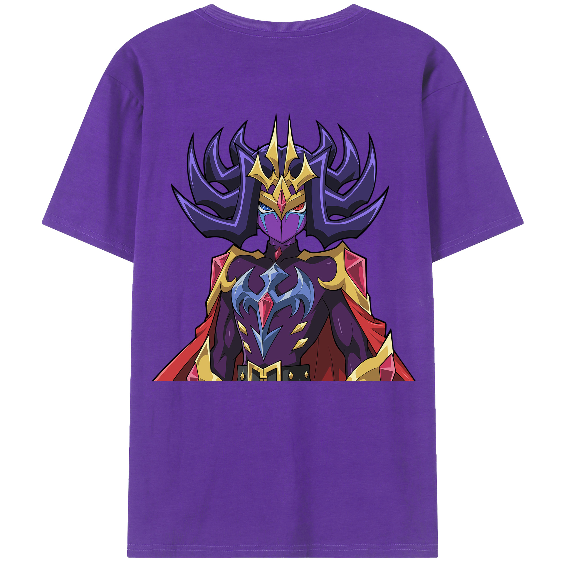 （画像用） 遊☆戯☆王 Yu-Gi-Oh! 綿100％ メンズ半袖Tシャツ（バックプリント） 通気性