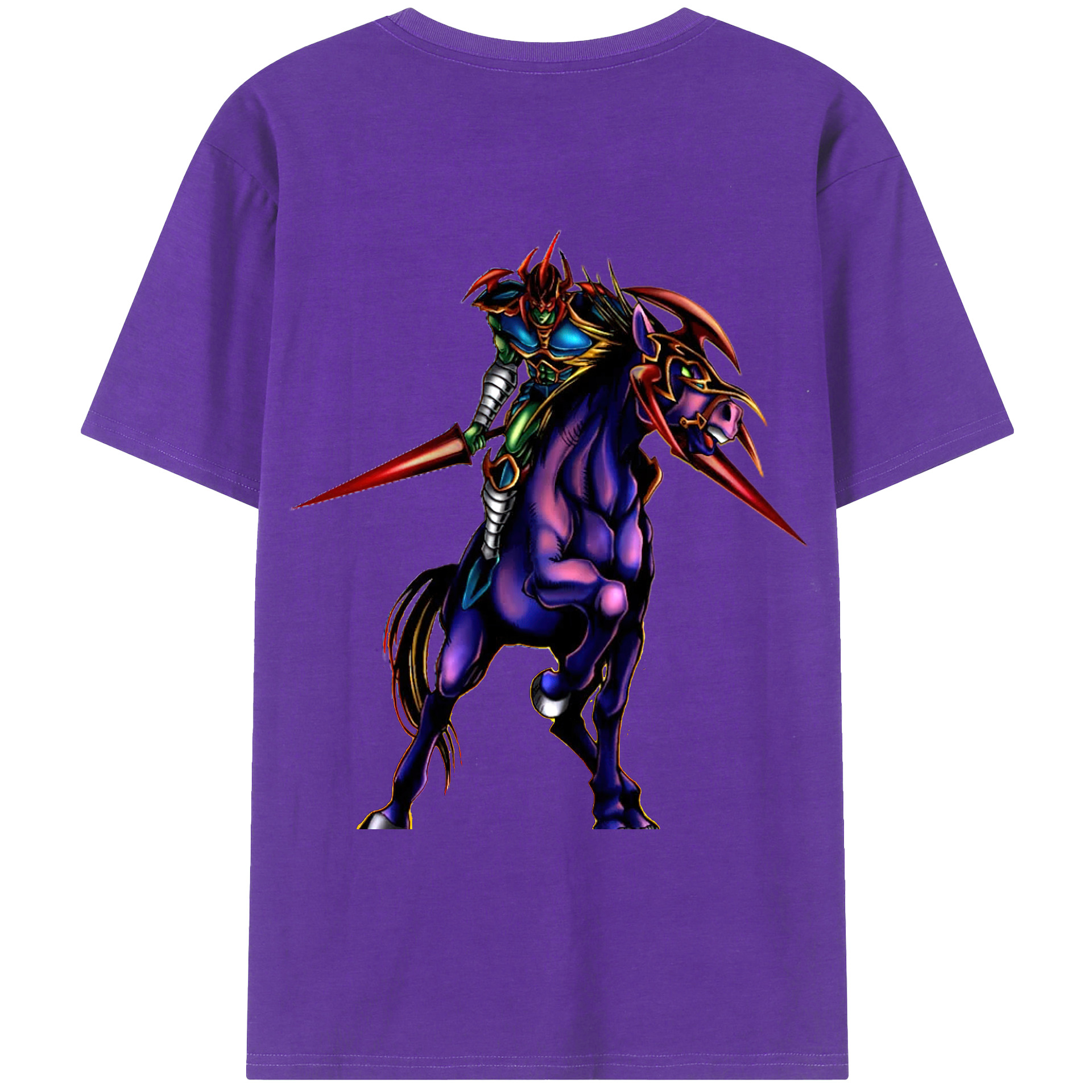 （画像用） 遊☆戯☆王 Yu-Gi-Oh! 綿100％ メンズ半袖Tシャツ（バックプリント） 通気性