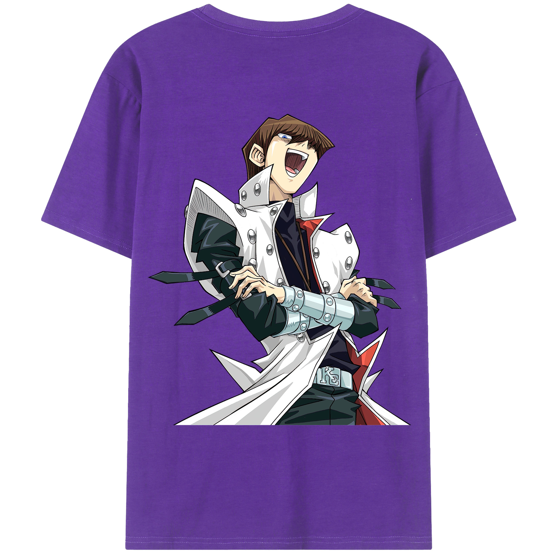 （画像用） 遊☆戯☆王 Yu-Gi-Oh! 綿100％ メンズ半袖Tシャツ（バックプリント） 通気性