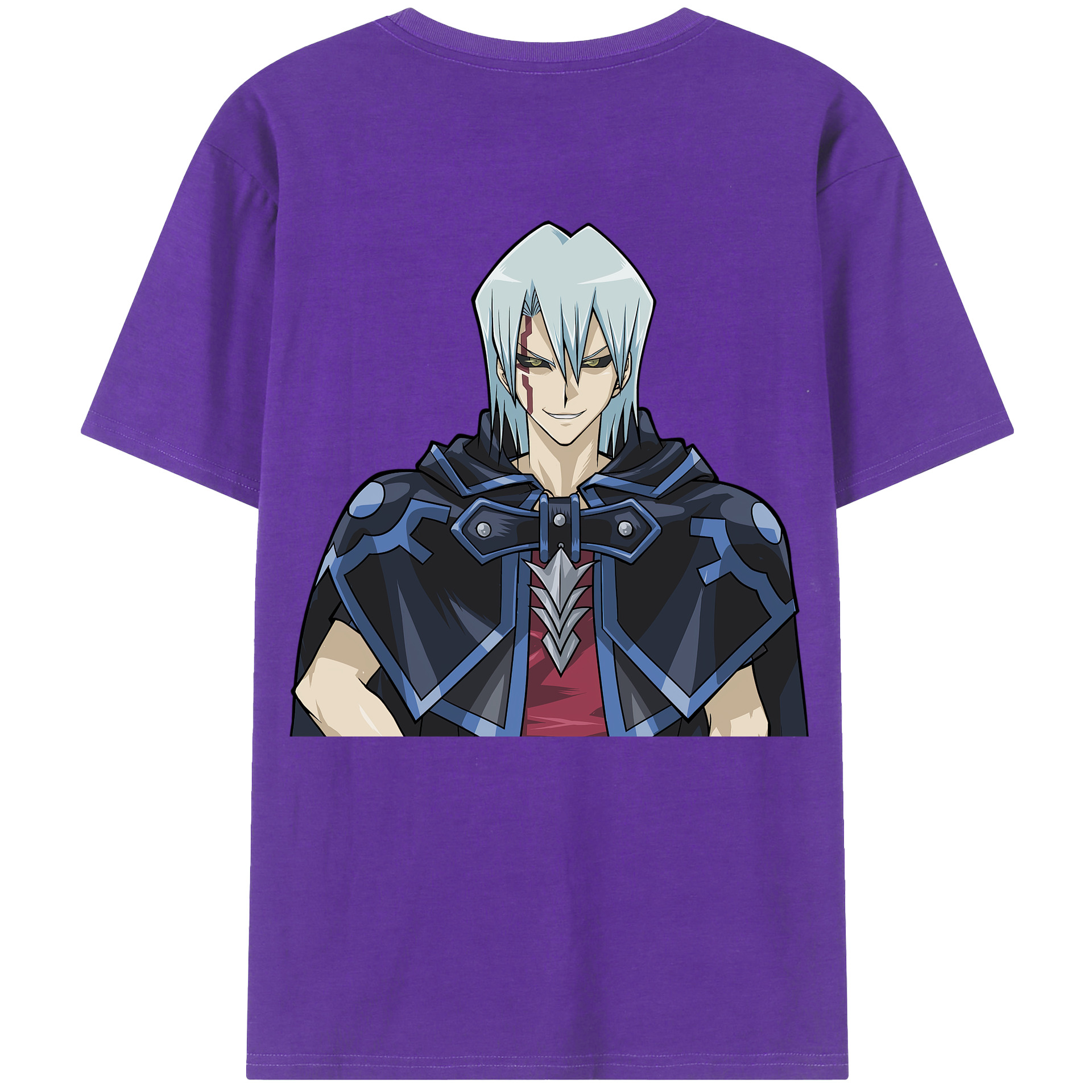 （画像用） 遊☆戯☆王 Yu-Gi-Oh! 綿100％ メンズ半袖Tシャツ（バックプリント） 通気性