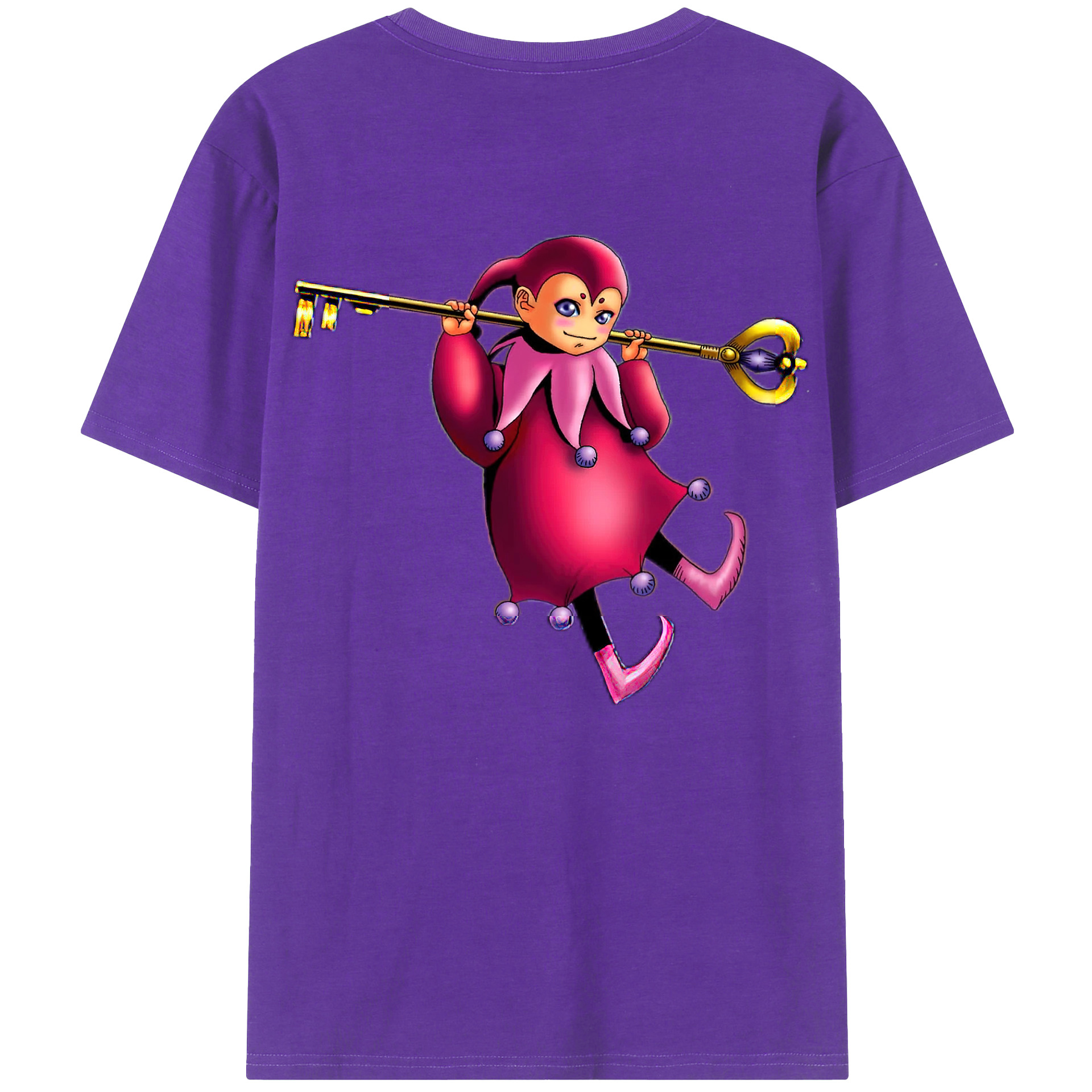 （画像用） 遊☆戯☆王 Yu-Gi-Oh! 綿100％ メンズ半袖Tシャツ（バックプリント） 通気性