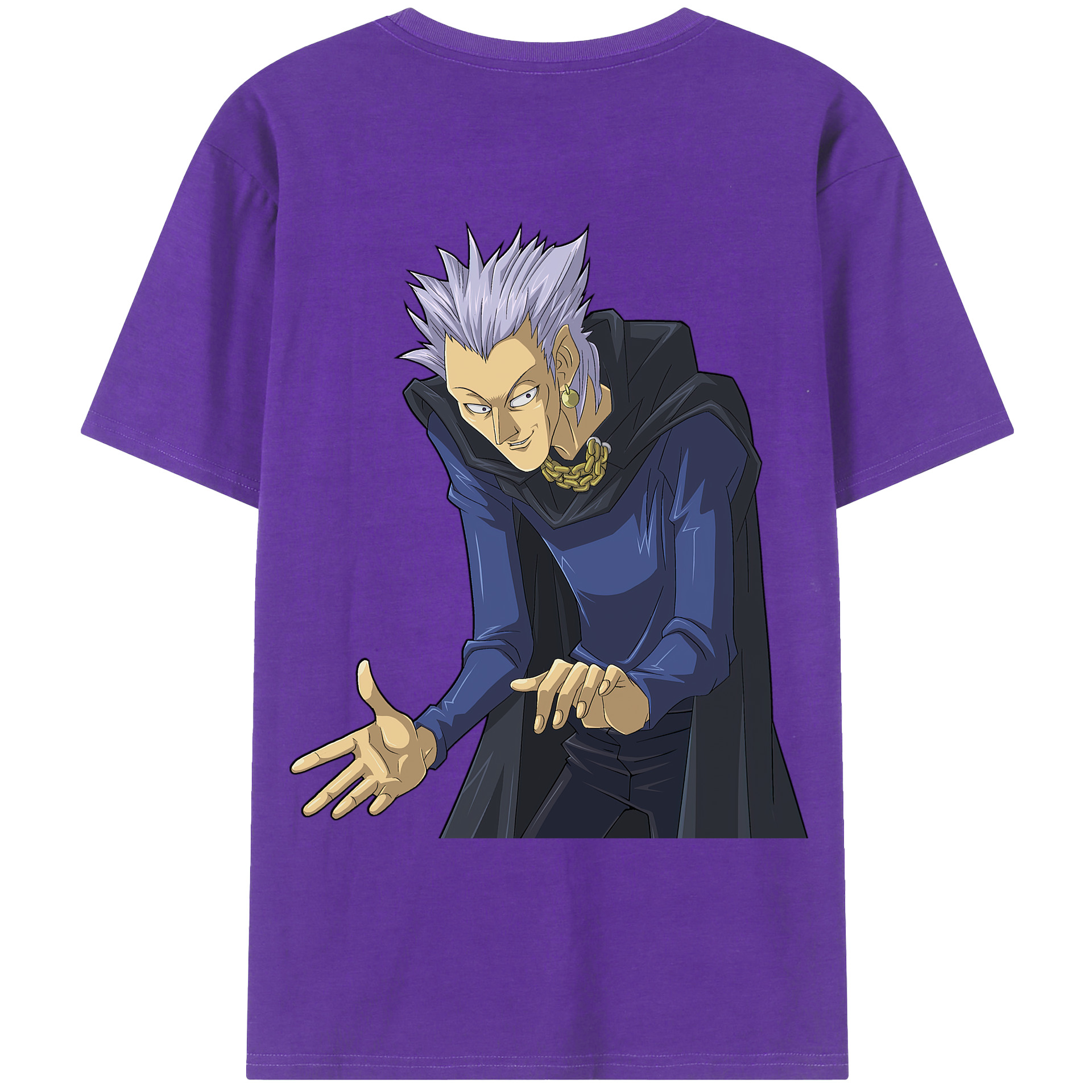 （画像用） 遊☆戯☆王 Yu-Gi-Oh! 綿100％ メンズ半袖Tシャツ（バックプリント） 通気性