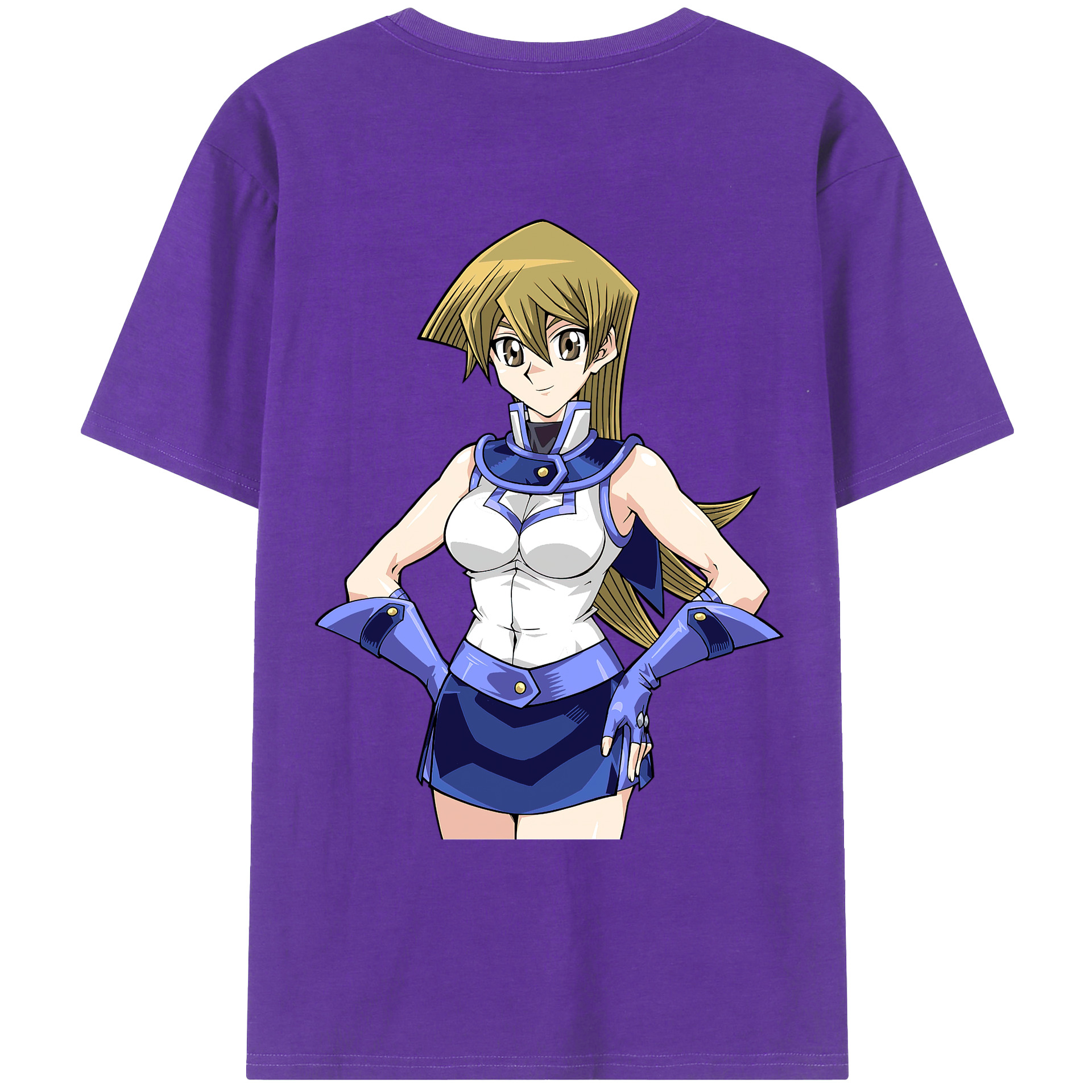 （画像用） 遊☆戯☆王 Yu-Gi-Oh! 綿100％ メンズ半袖Tシャツ（バックプリント） 通気性