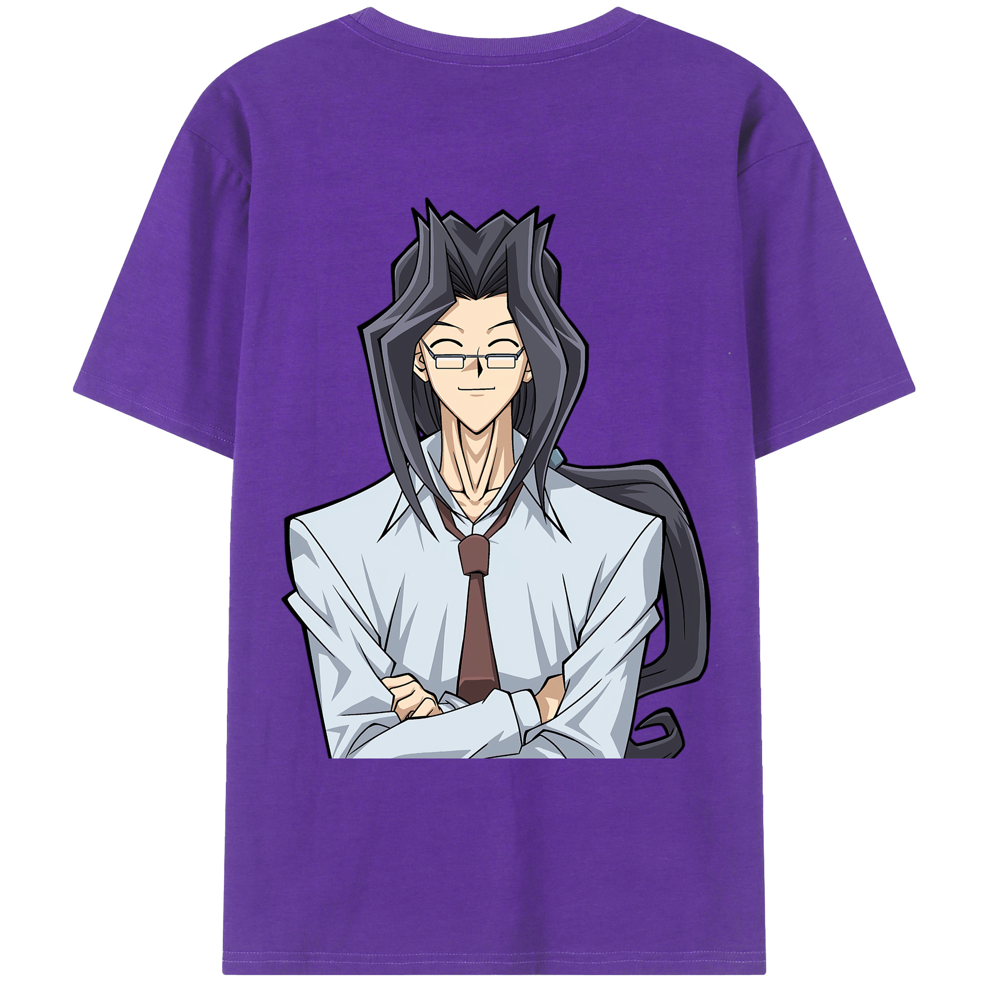 （画像用） 遊☆戯☆王 Yu-Gi-Oh! 綿100％ メンズ半袖Tシャツ（バックプリント） 通気性